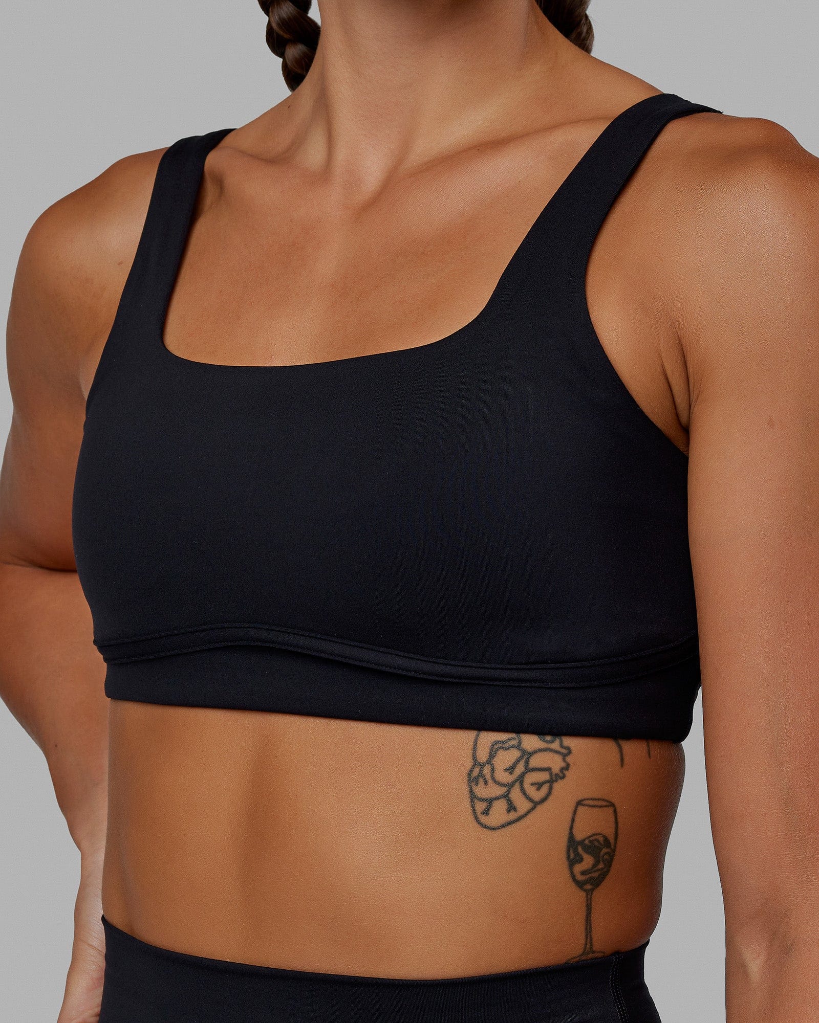 Elevation Sports Bra - Black - Image 5