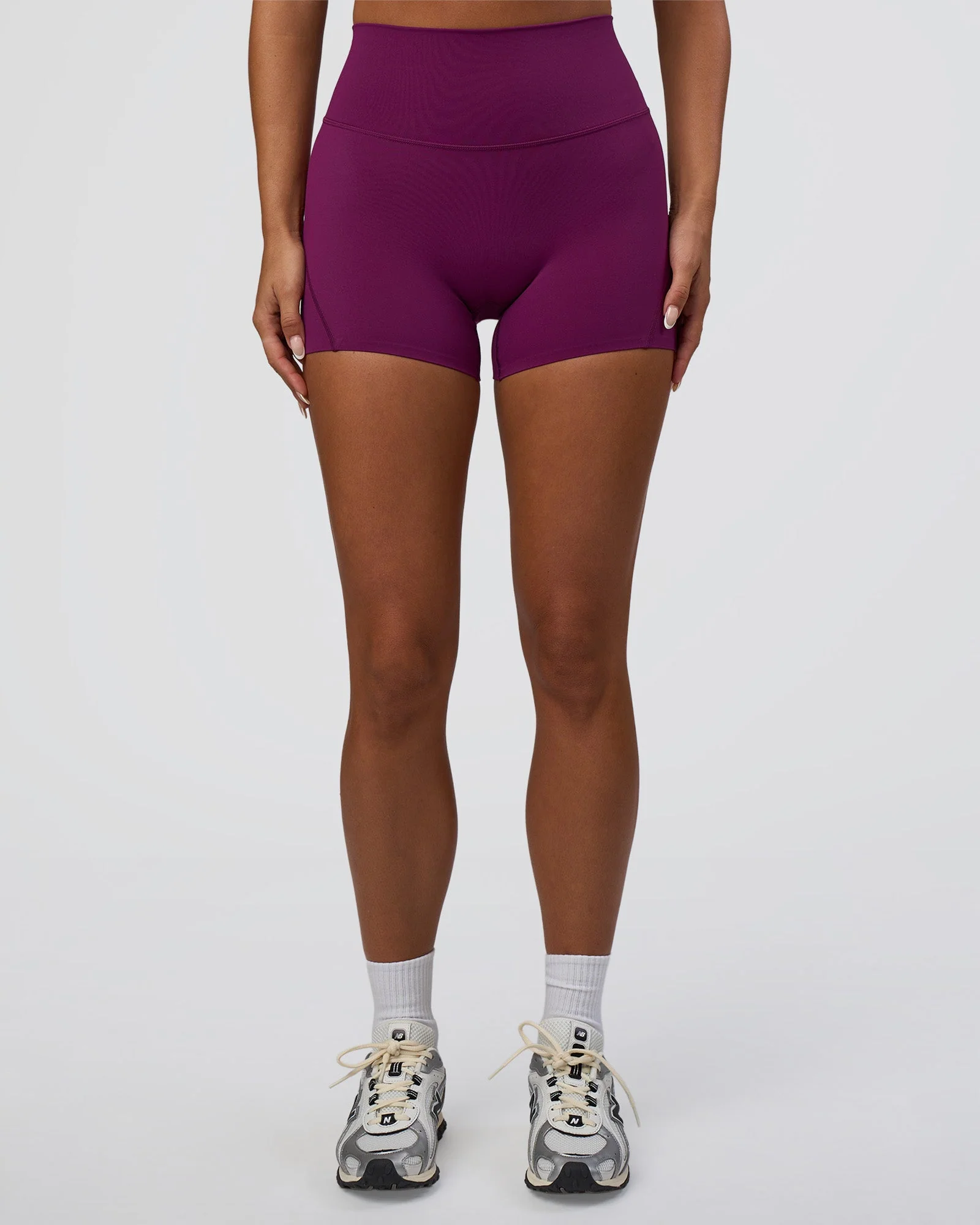 Elixir Defined High-Rise 4" Short Pockets - Plum Caspia - Image 5