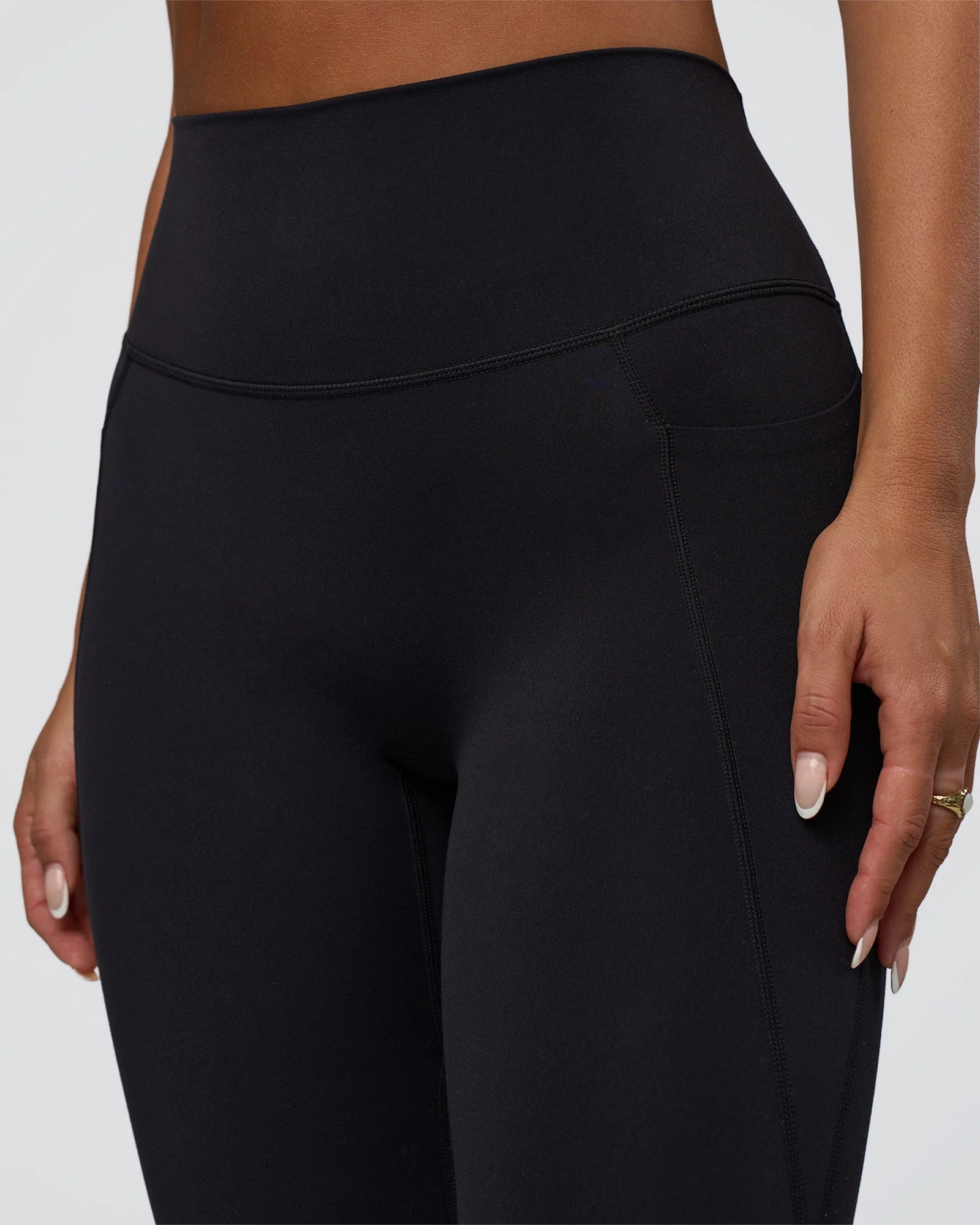 Elixir Defined High-Rise Full Length Legging Pockets - Black - Image 8