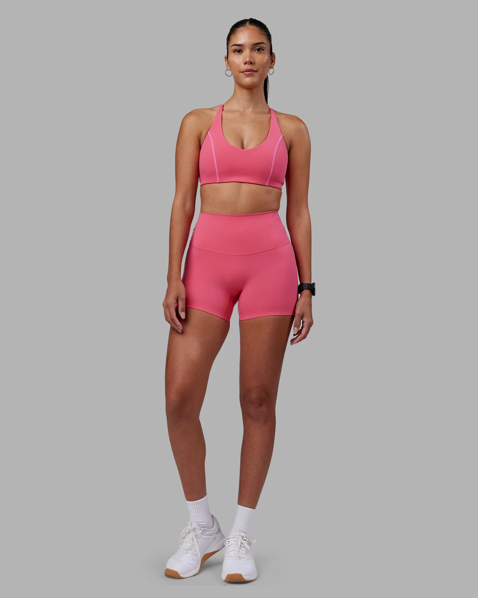 Elixir High-Rise 4" Short - Hot Pink