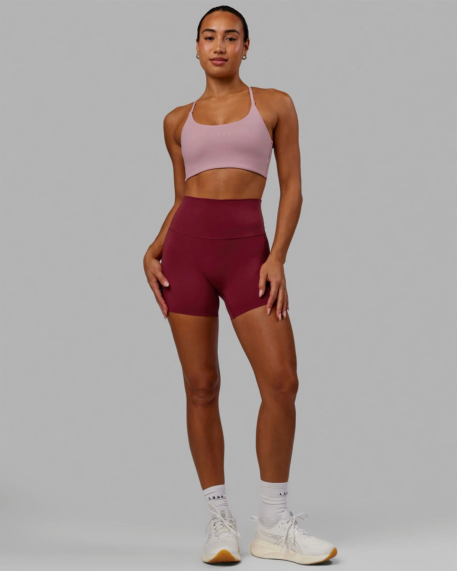 Elixir Ultra High-Rise 4" Short - Cranberry - Image 11