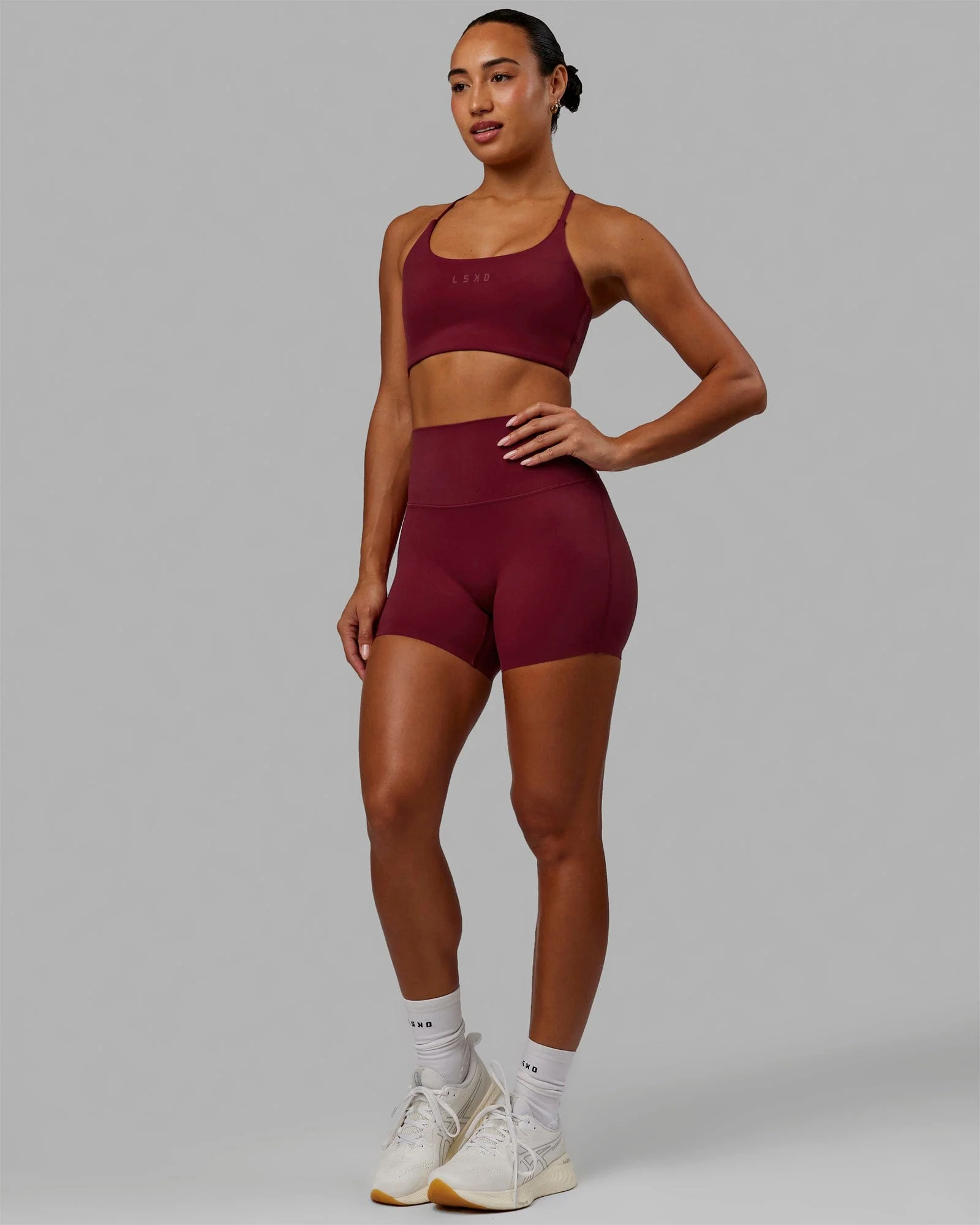 Elixir Ultra High-Rise 4" Short - Cranberry - Image 6