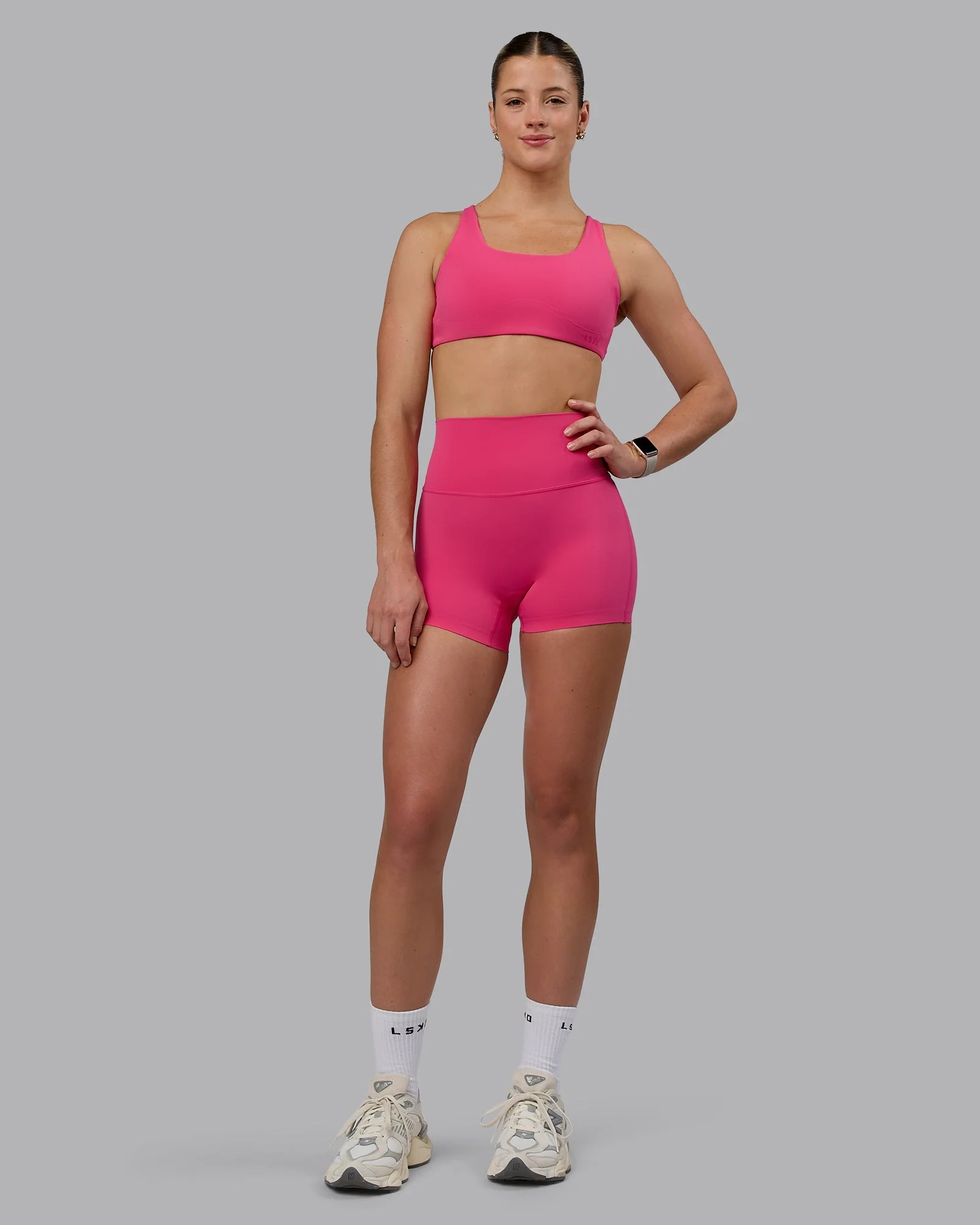 Elixir Ultra High-Rise 4" Short - Pink Flash