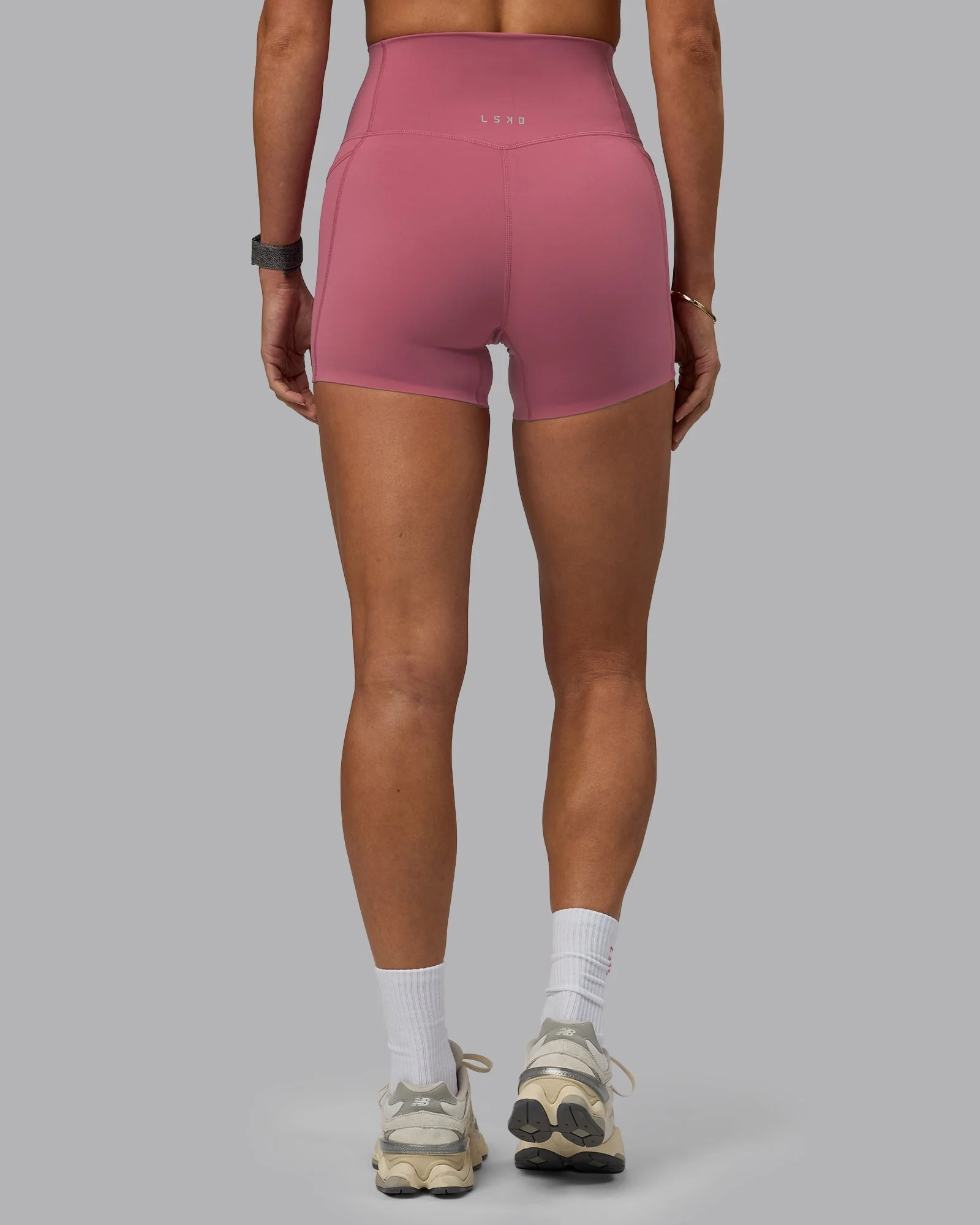 Elixir Ultra High-Rise 4" Short Pockets - Mauve Haze - Image 4