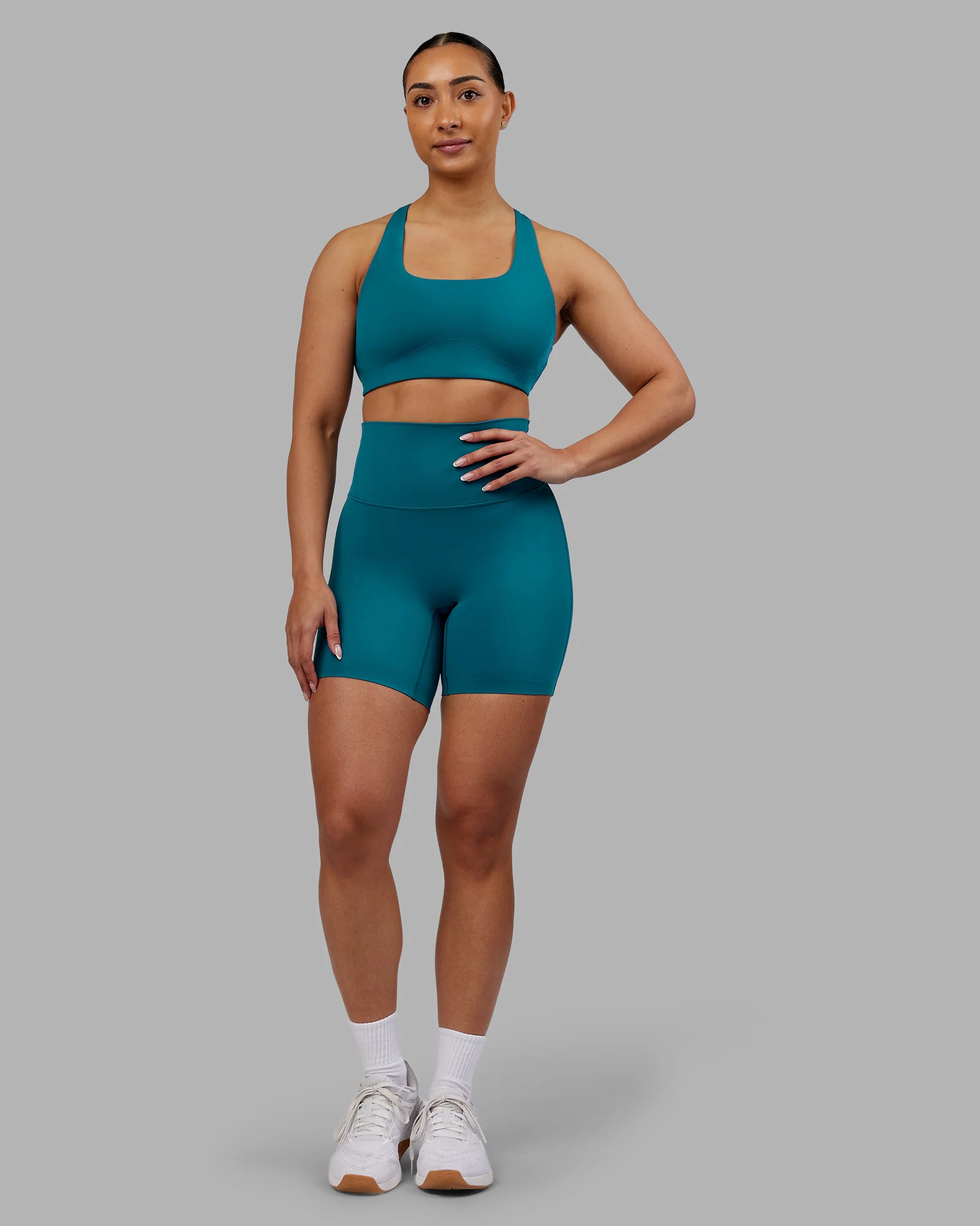 Elixir Ultra High-Rise 6" Short - Blue Coral