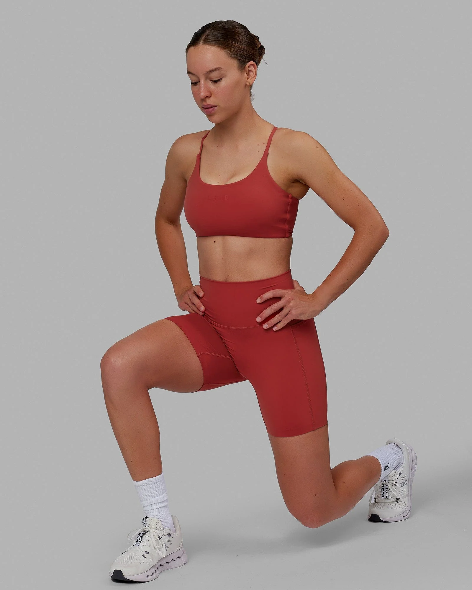 Elixir Ultra High-Rise 6" Short Pockets - Cardinal - Image 5