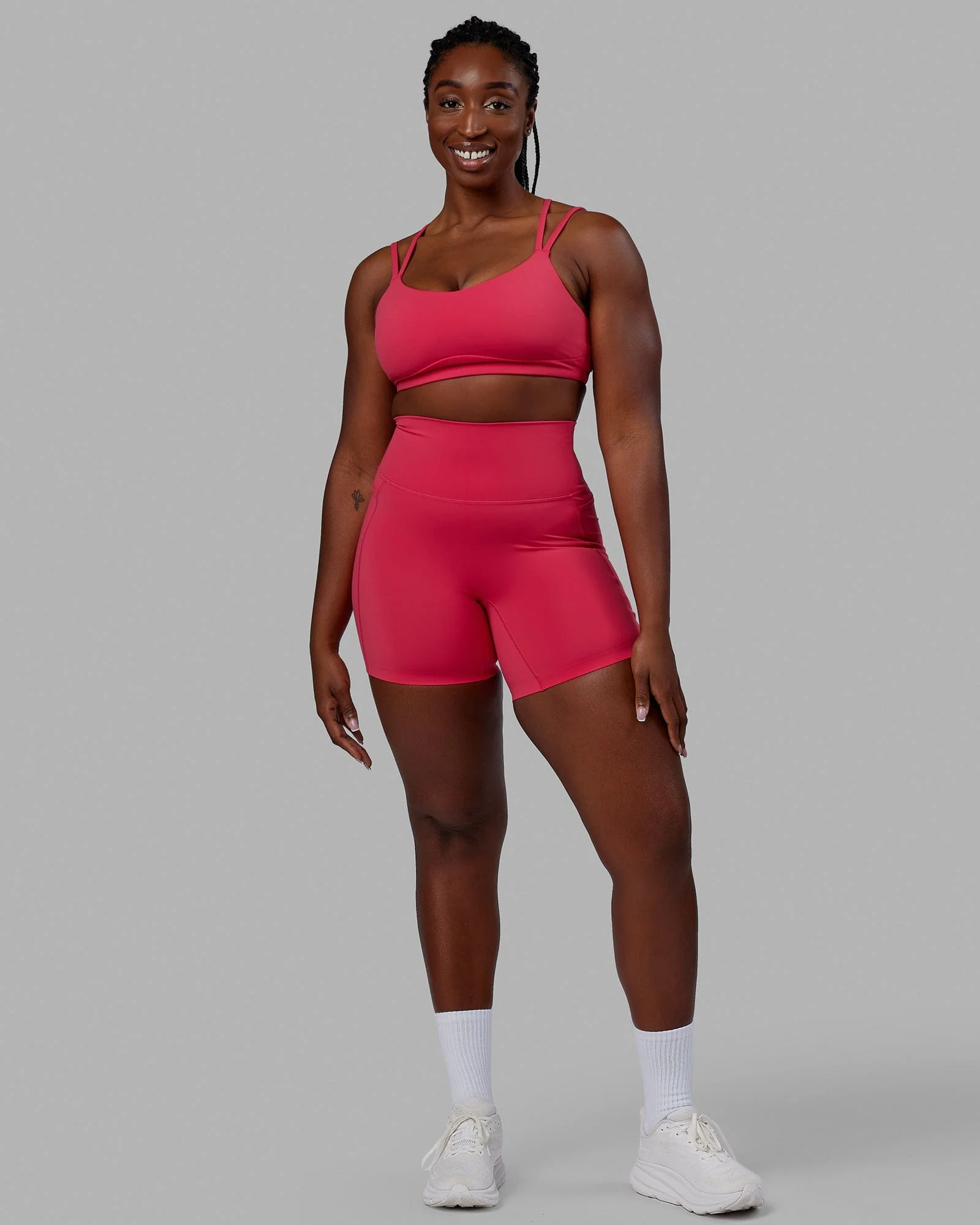 Elixir Ultra High-Rise 6" Short Pockets - Raspberry - Image 8