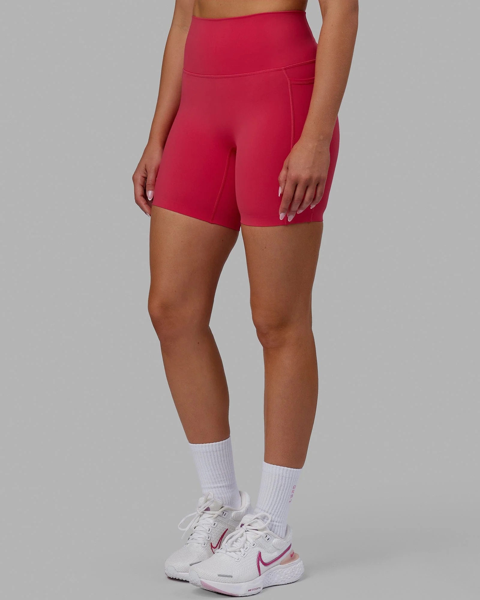 Elixir Ultra High-Rise 6" Short Pockets - Raspberry - Image 9
