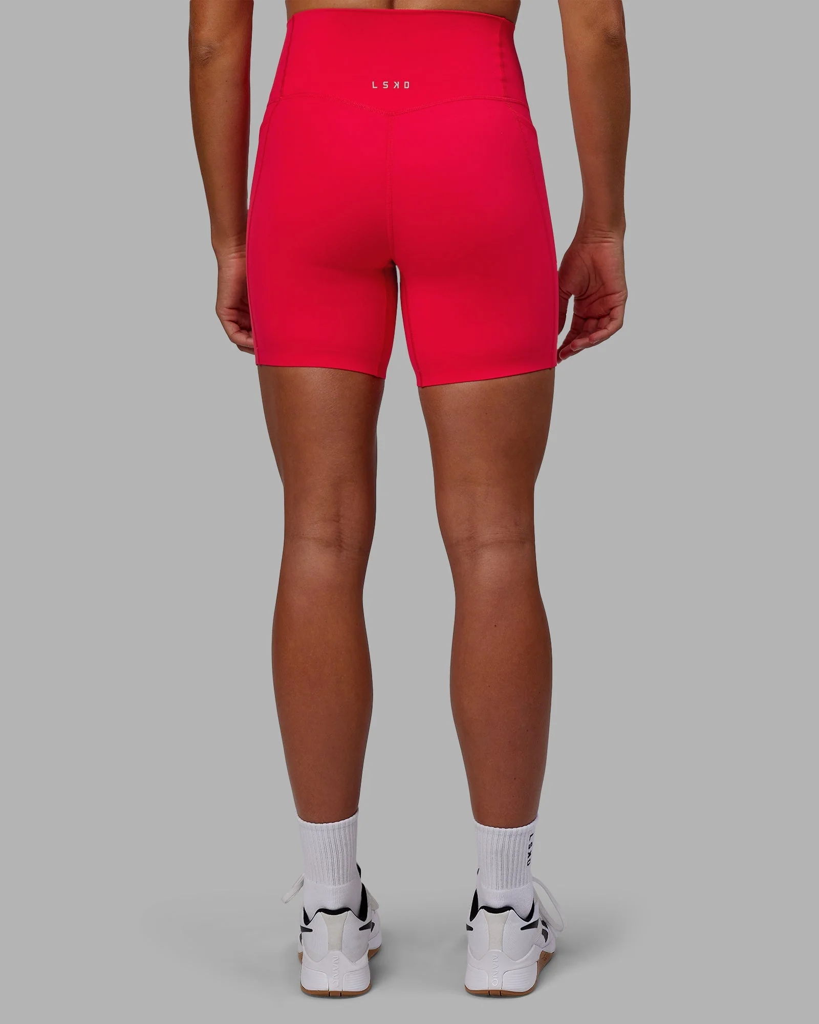 Elixir Ultra High-Rise 6" Short Pockets - Scarlet - Image 4