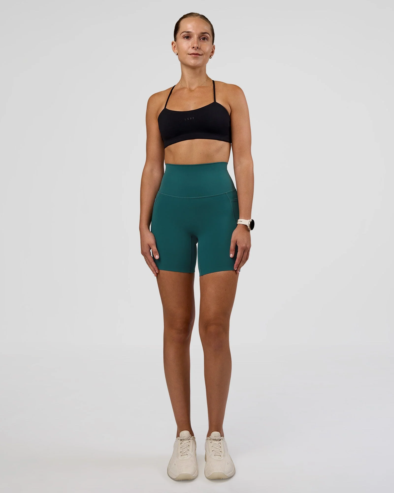 Elixir Ultra High-Rise 6" Short Pockets - Transformative Teal - Image 3