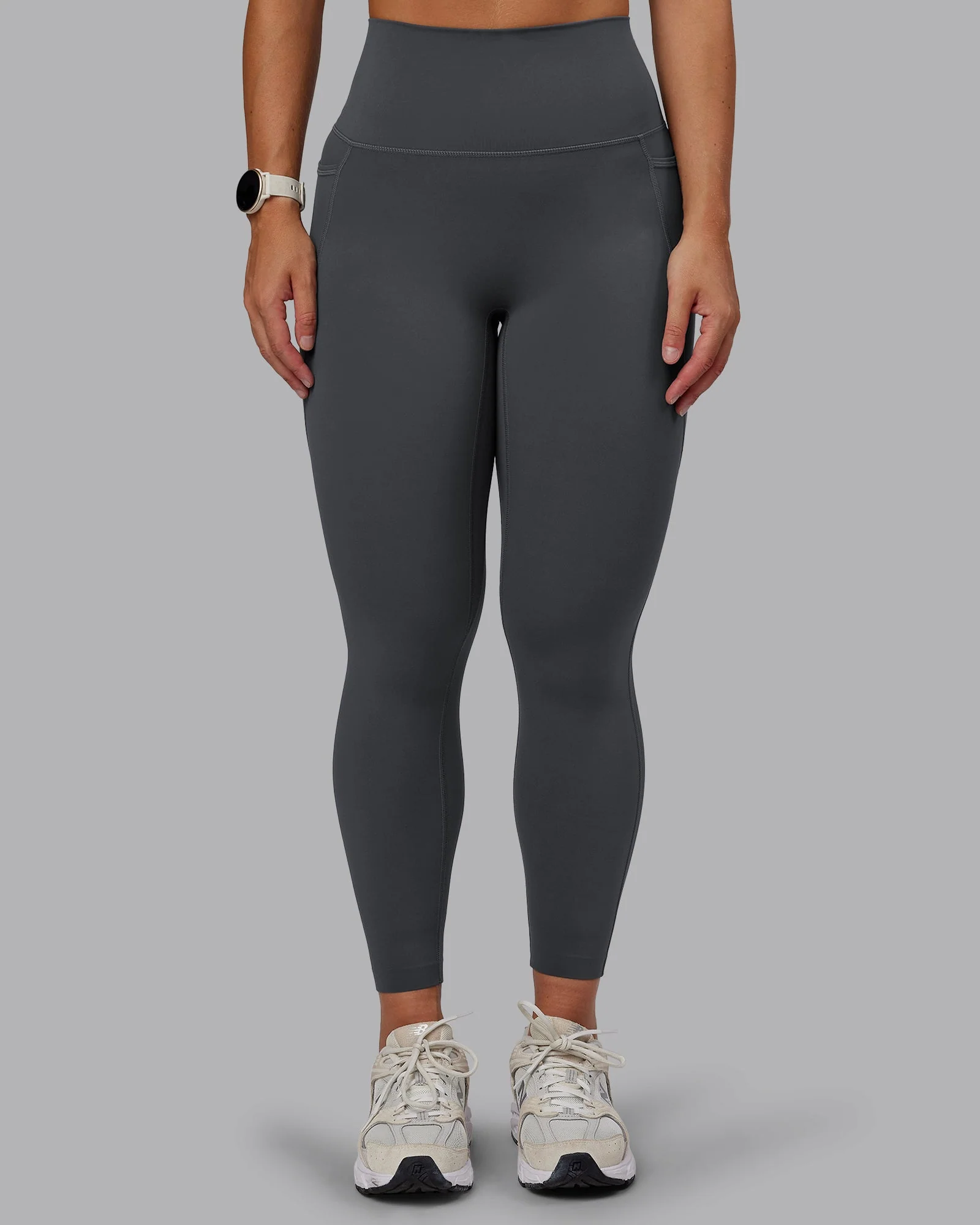 Elixir Ultra High-Rise 7/8 Legging Pockets - Dark Storm - Image 2