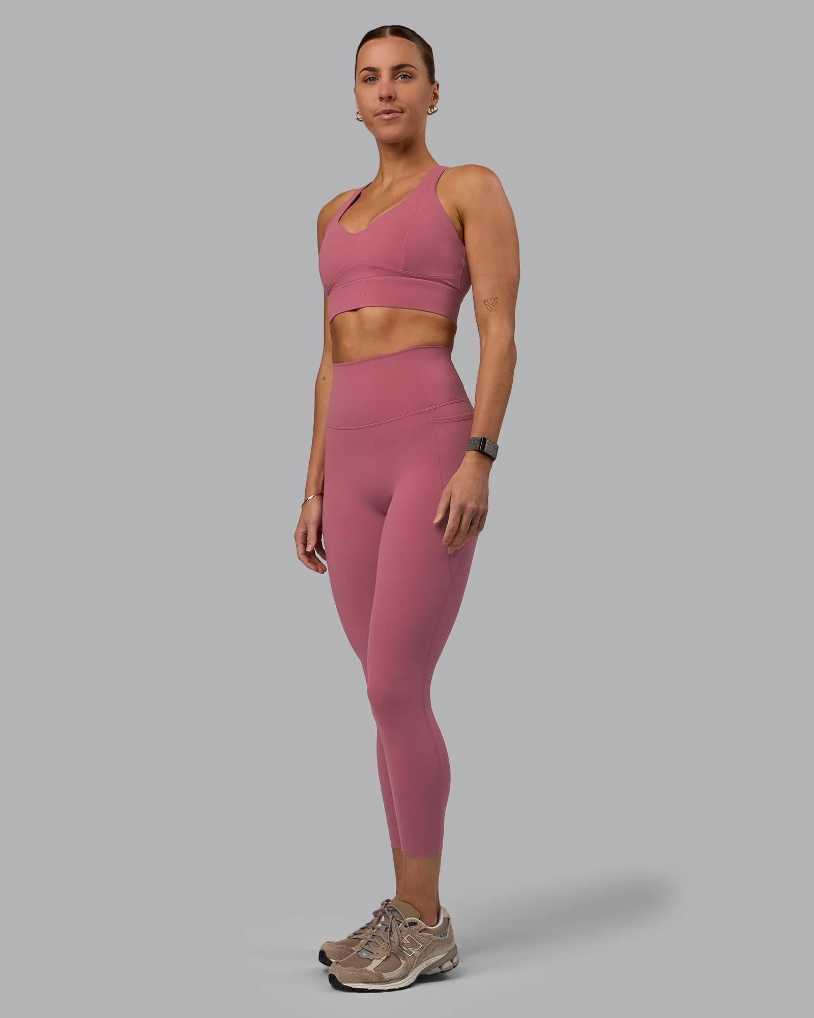 Elixir Ultra High-Rise 7/8 Legging Pockets - Mauve Haze - Image 4