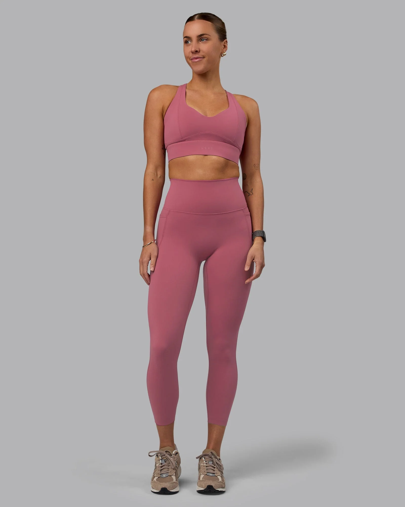 Elixir Ultra High-Rise 7/8 Legging Pockets - Mauve Haze - Image 6