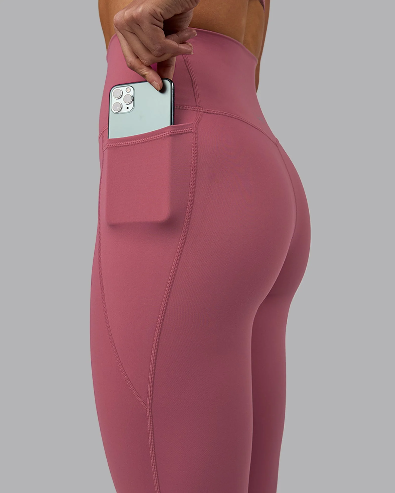 Elixir Ultra High-Rise 7/8 Legging Pockets - Mauve Haze - Image 7