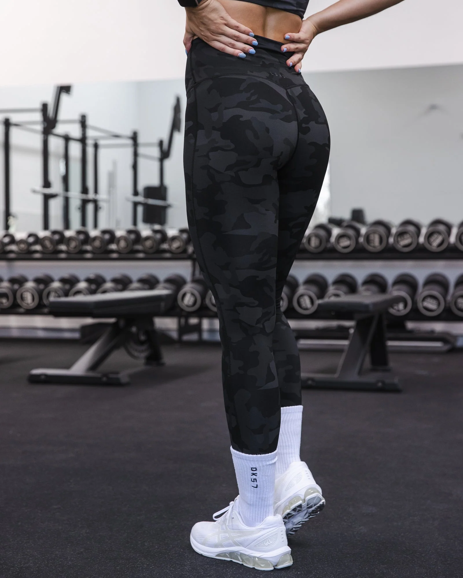 Elixir Ultra High-Rise Full Length Legging - Black Camo - Image 3