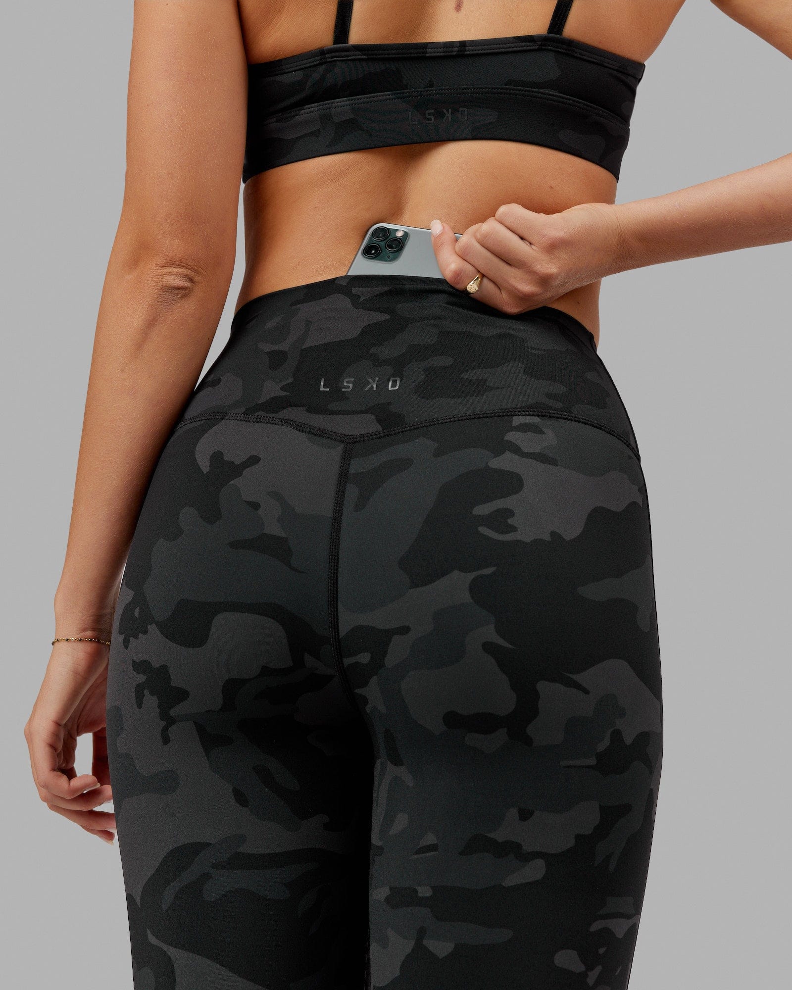 Elixir Ultra High-Rise Full Length Legging - Black Camo - Image 5