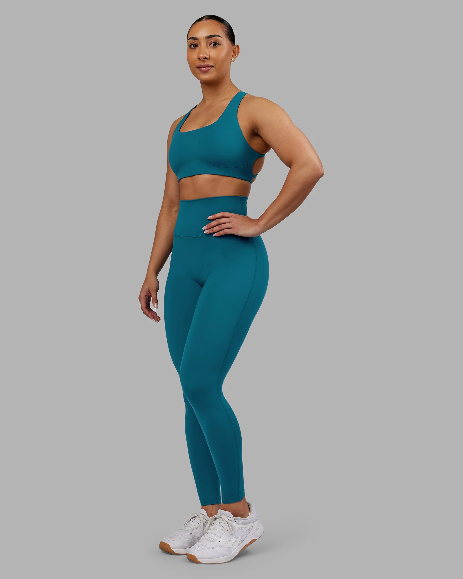 Elixir Ultra High-Rise Full Length Legging - Blue Coral - Image 5