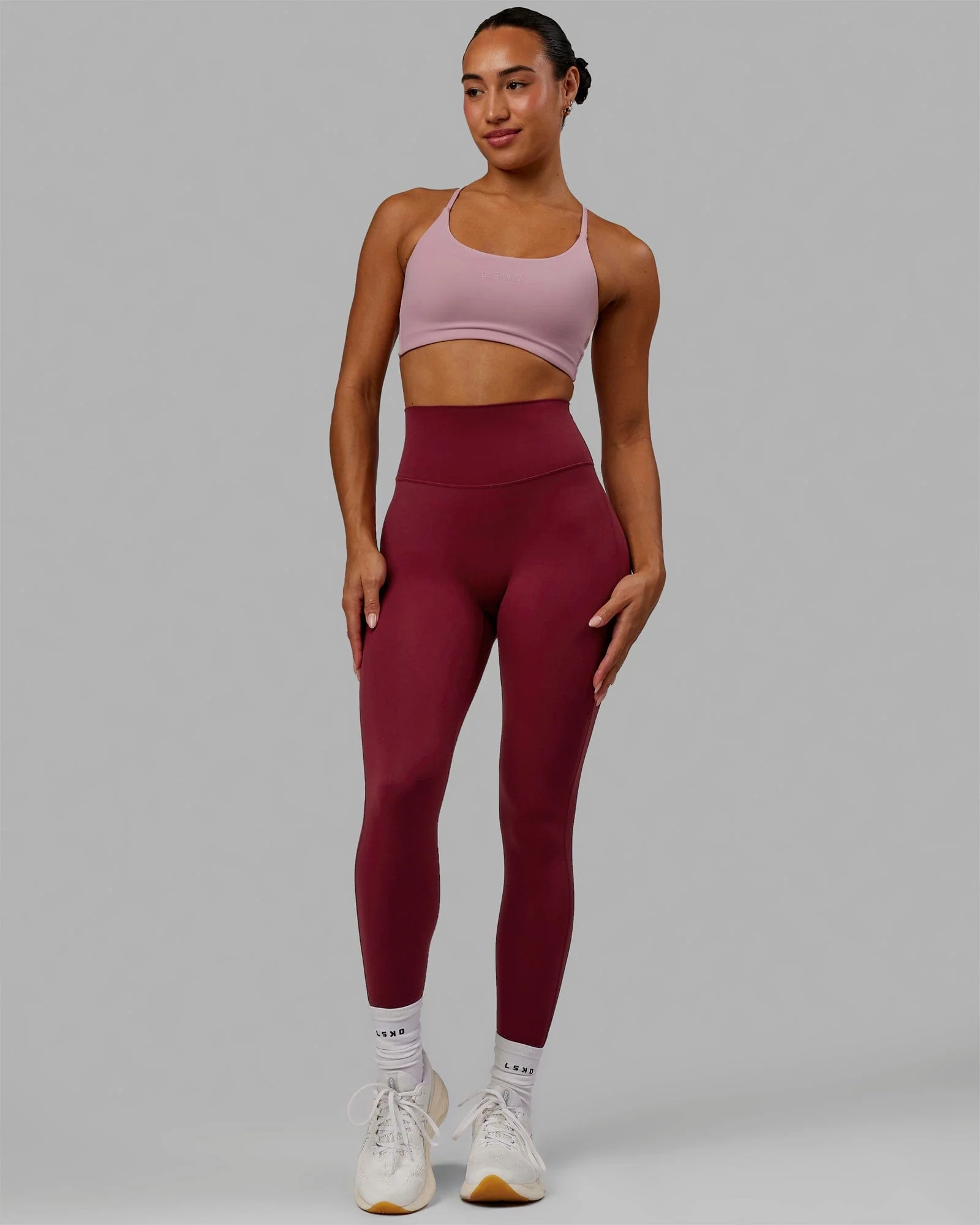Elixir Ultra High-Rise Full Length Legging - Cranberry - Image 7