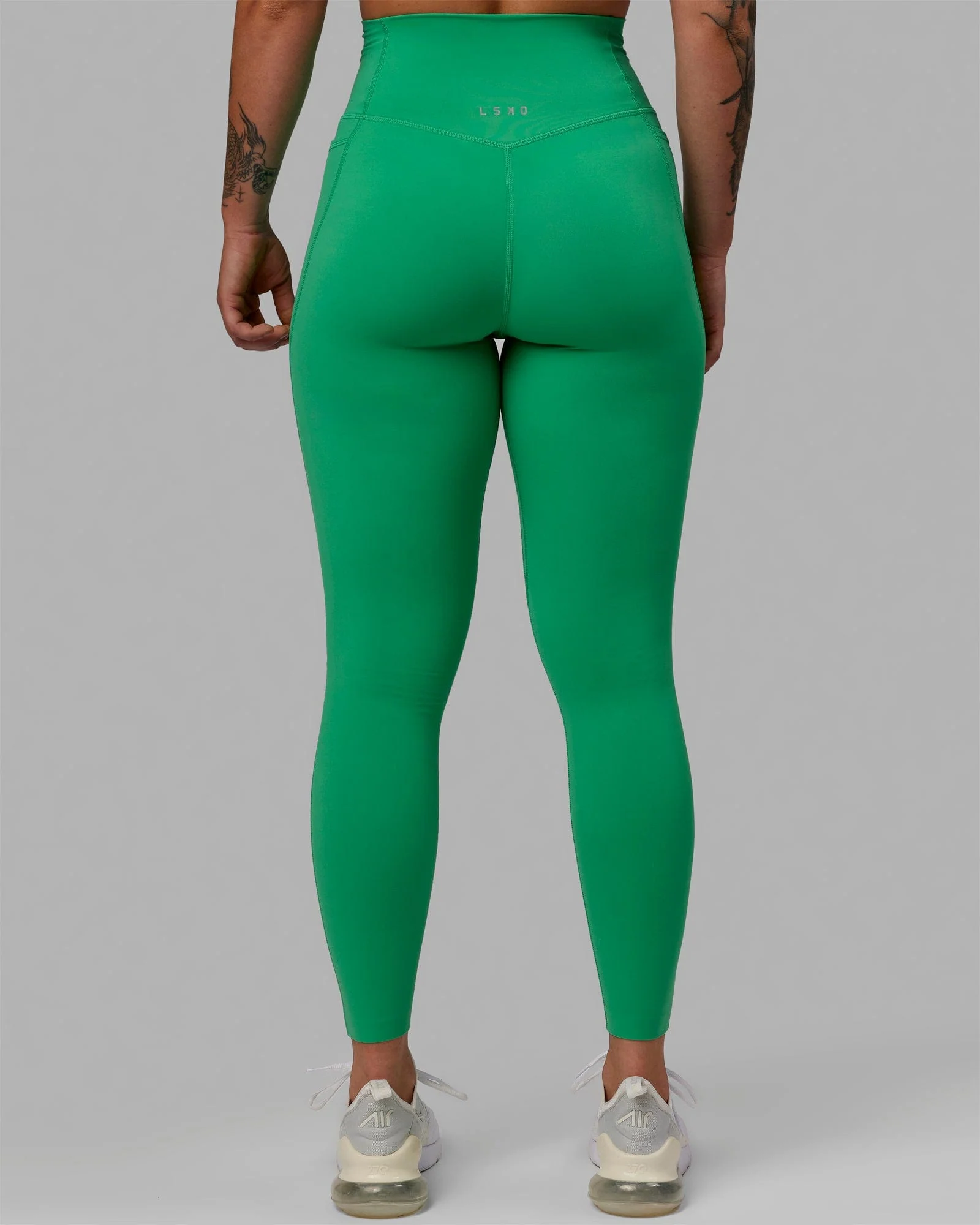 Elixir Ultra High-Rise Full Length Legging Pockets - Holly Green - Image 3