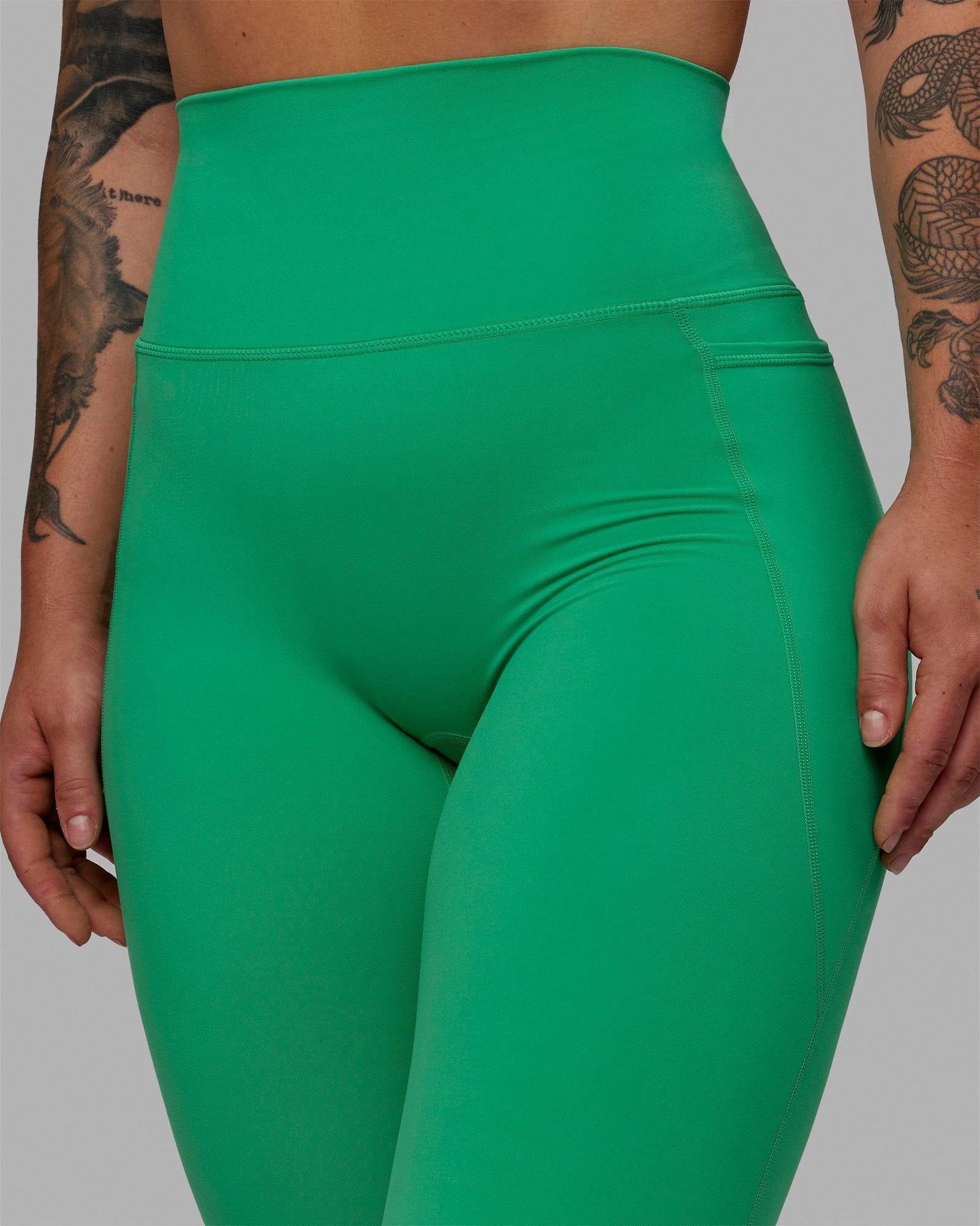 Elixir Ultra High-Rise Full Length Legging Pockets - Holly Green - Image 6