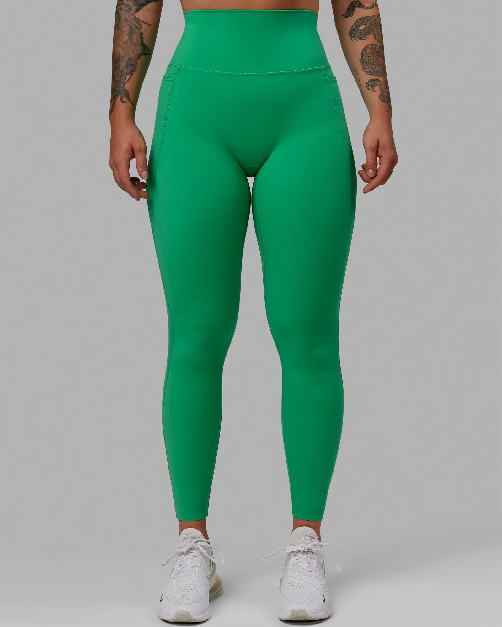 Elixir Ultra High-Rise Full Length Legging Pockets - Holly Green - Image 7