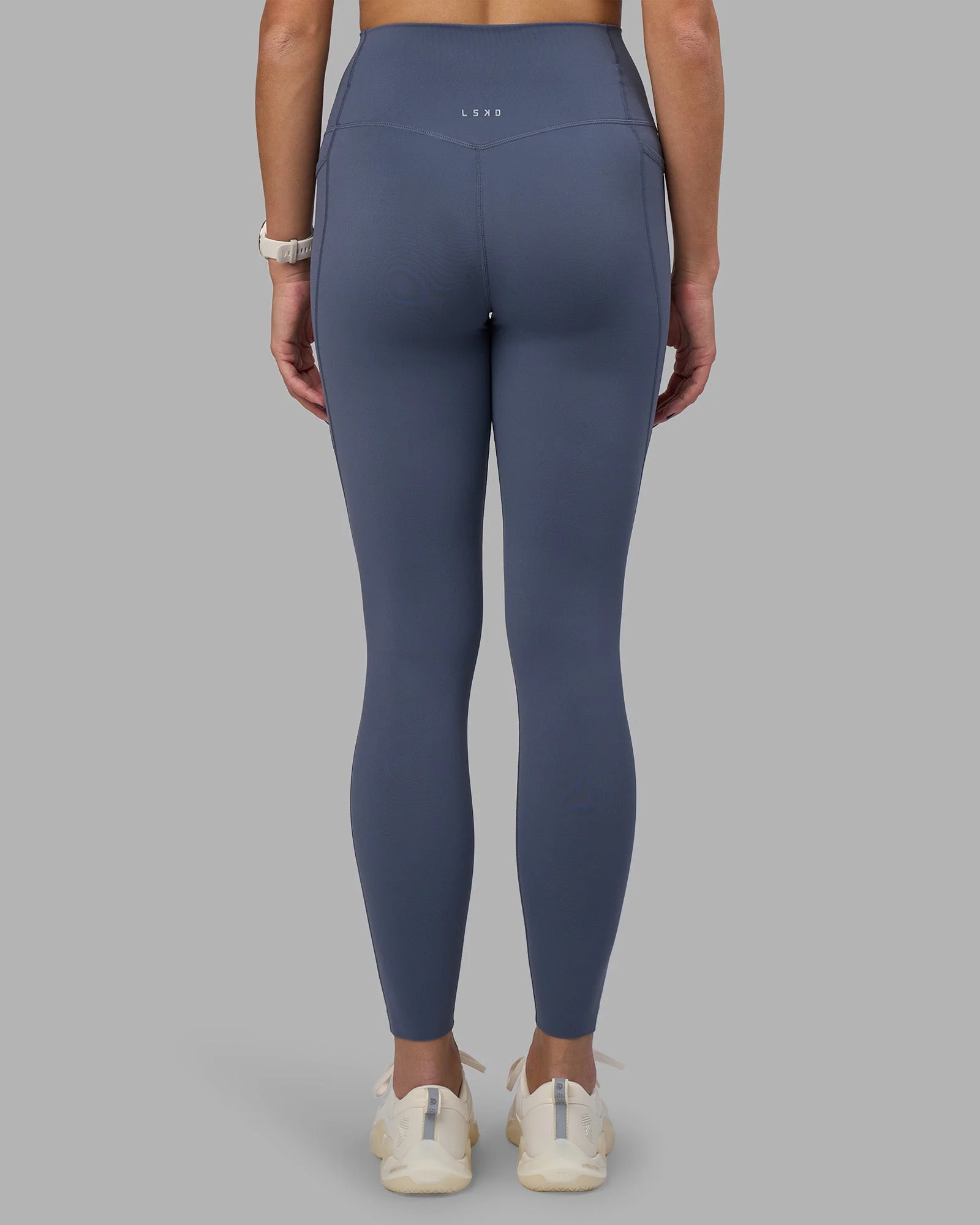 Elixir Ultra High-Rise Full Length Legging Pockets - Night Shadow - Image 4