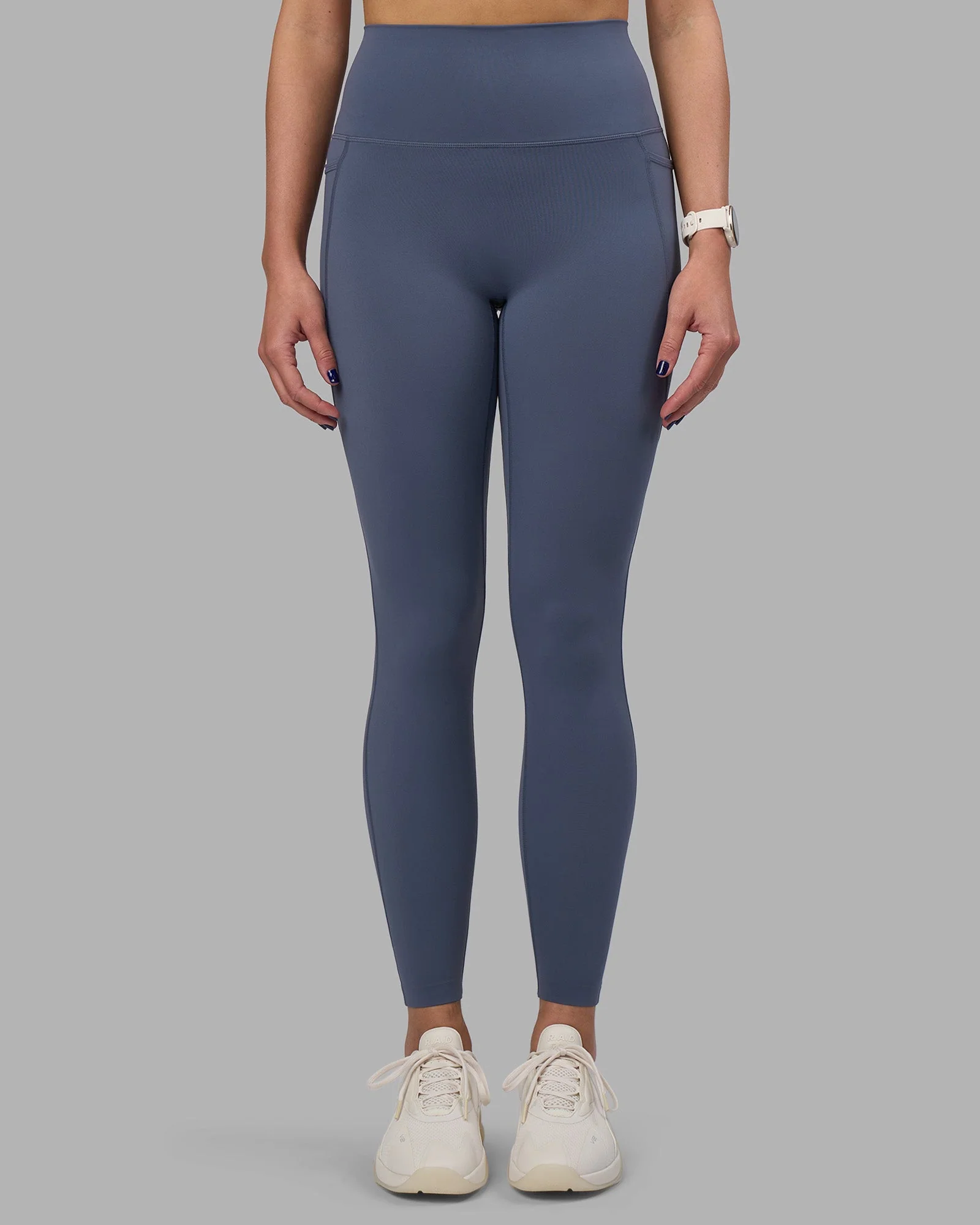 Elixir Ultra High-Rise Full Length Legging Pockets - Night Shadow - Image 8