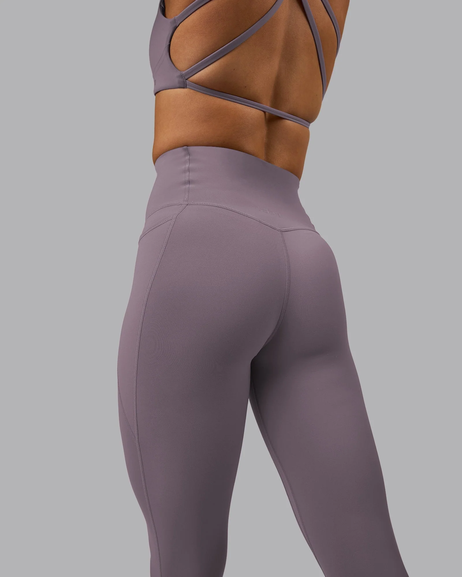 Elixir Ultra High-Rise Full Length Legging Pockets - Purple Sage - Image 10