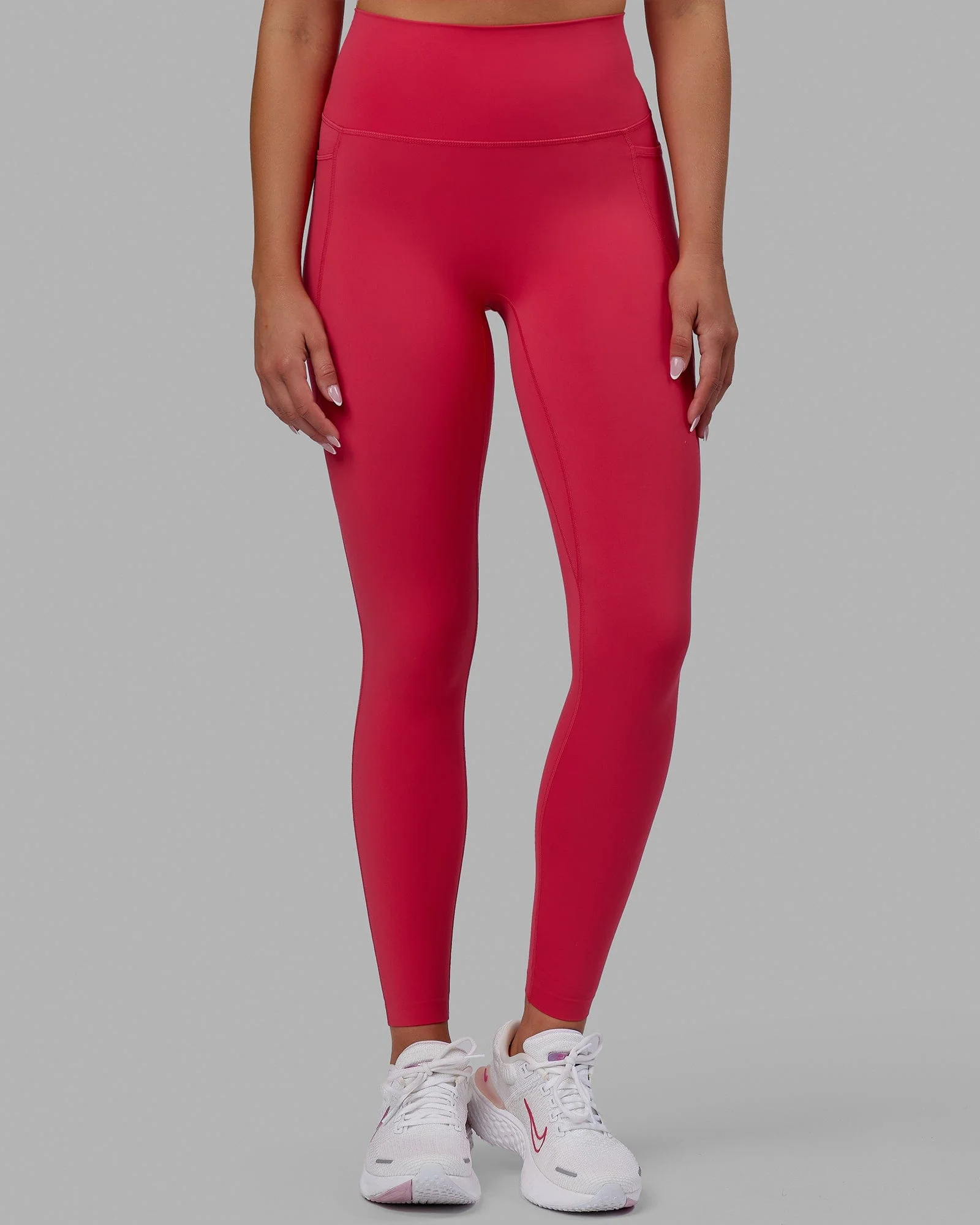 Elixir Ultra High-Rise Full Length Legging Pockets - Raspberry