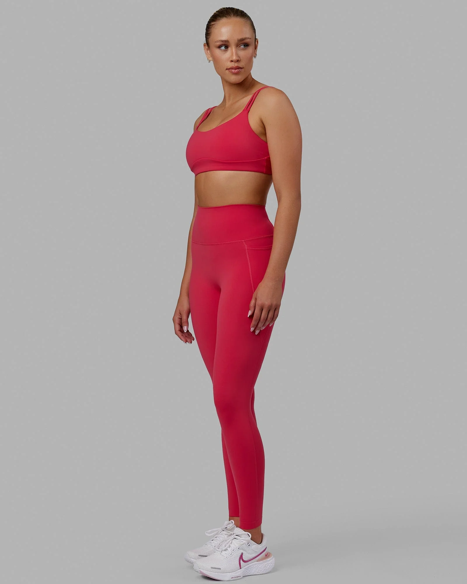 Elixir Ultra High-Rise Full Length Legging Pockets - Raspberry - Image 10