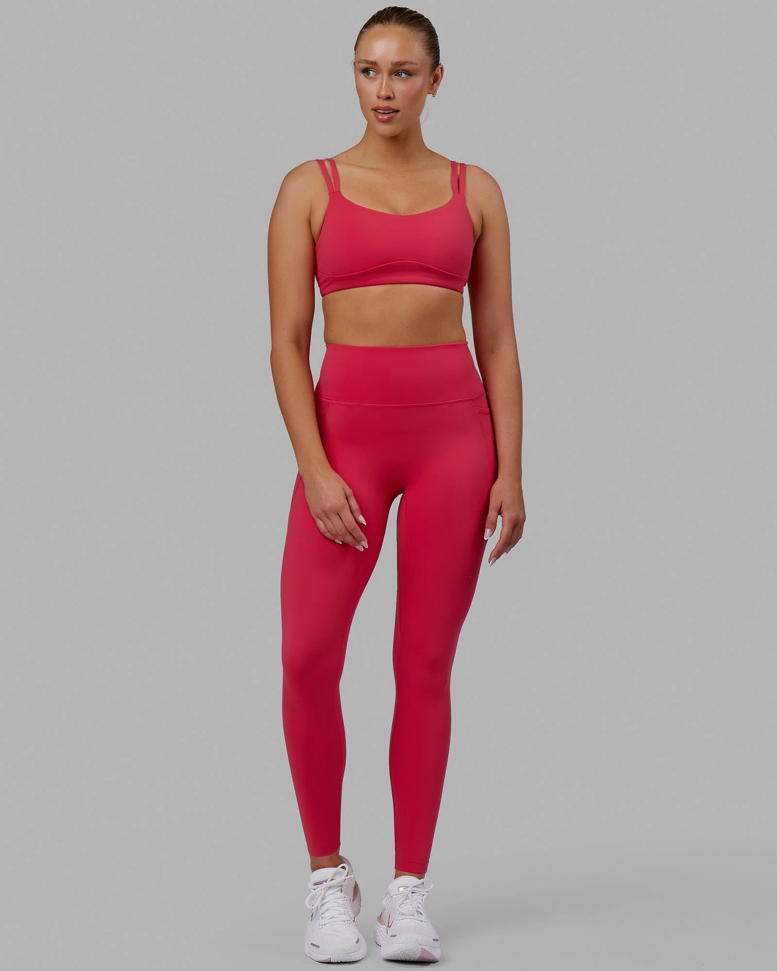 Elixir Ultra High-Rise Full Length Legging Pockets - Raspberry - Image 5