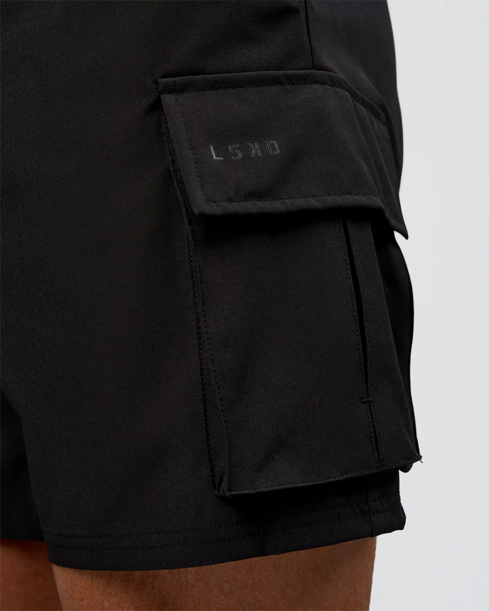Energy Stretch 6" Performance Cargo Short - Black - Image 6
