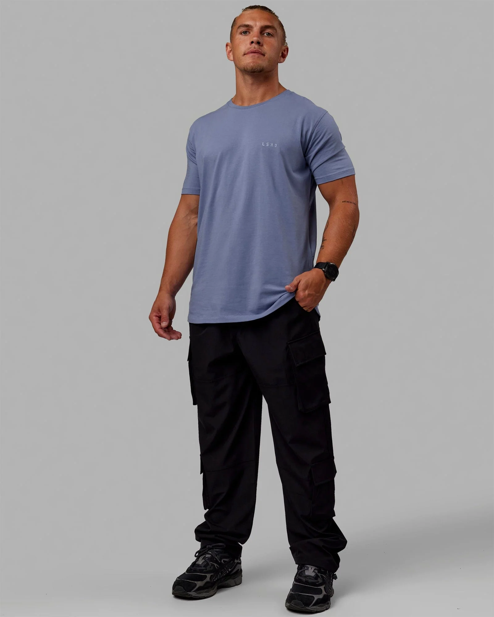 Energy Stretch Relaxed Fit Cargo Pant - Black - Image 3