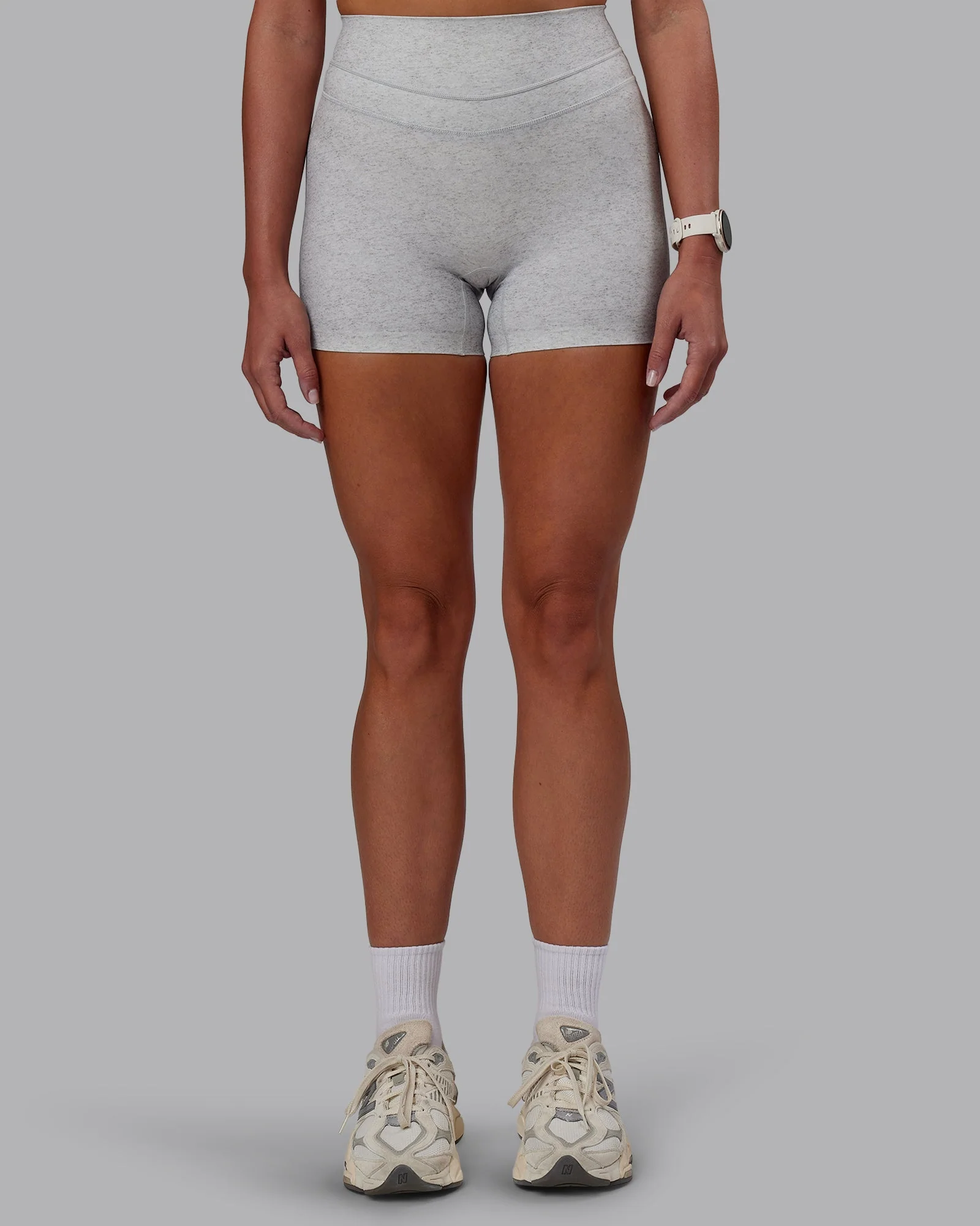 Enhance Ultra High-Rise 4" Short - Grey Marl - Image 8
