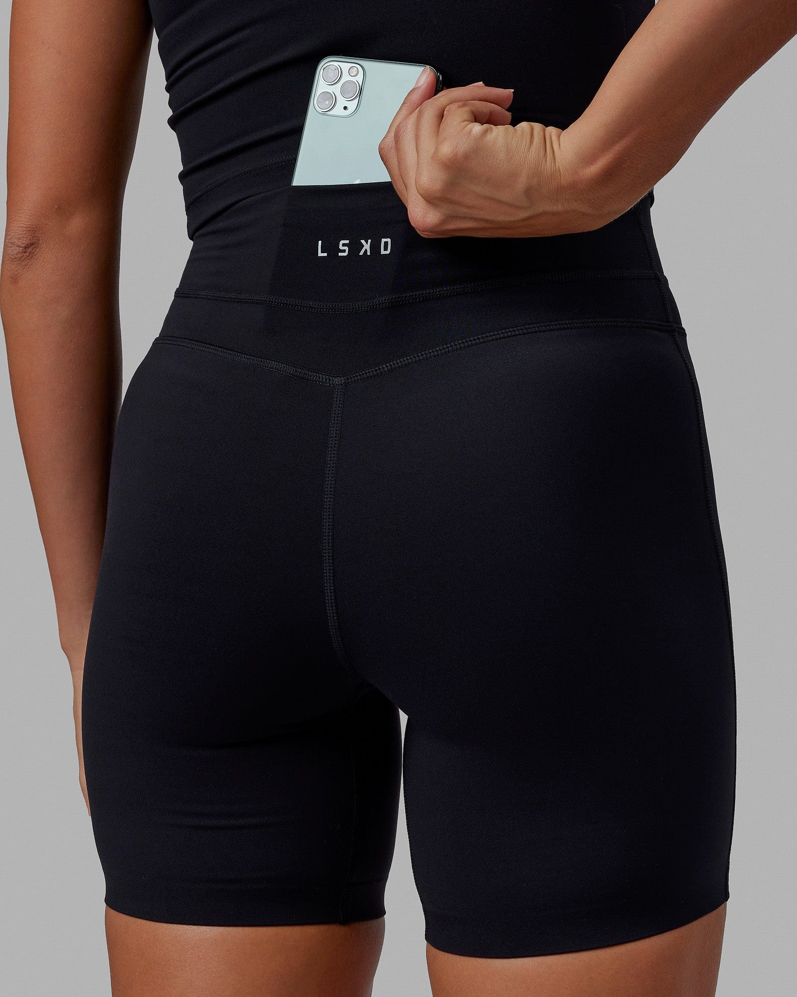 Enhance Ultra High-Rise 6" Short - Black - Image 4
