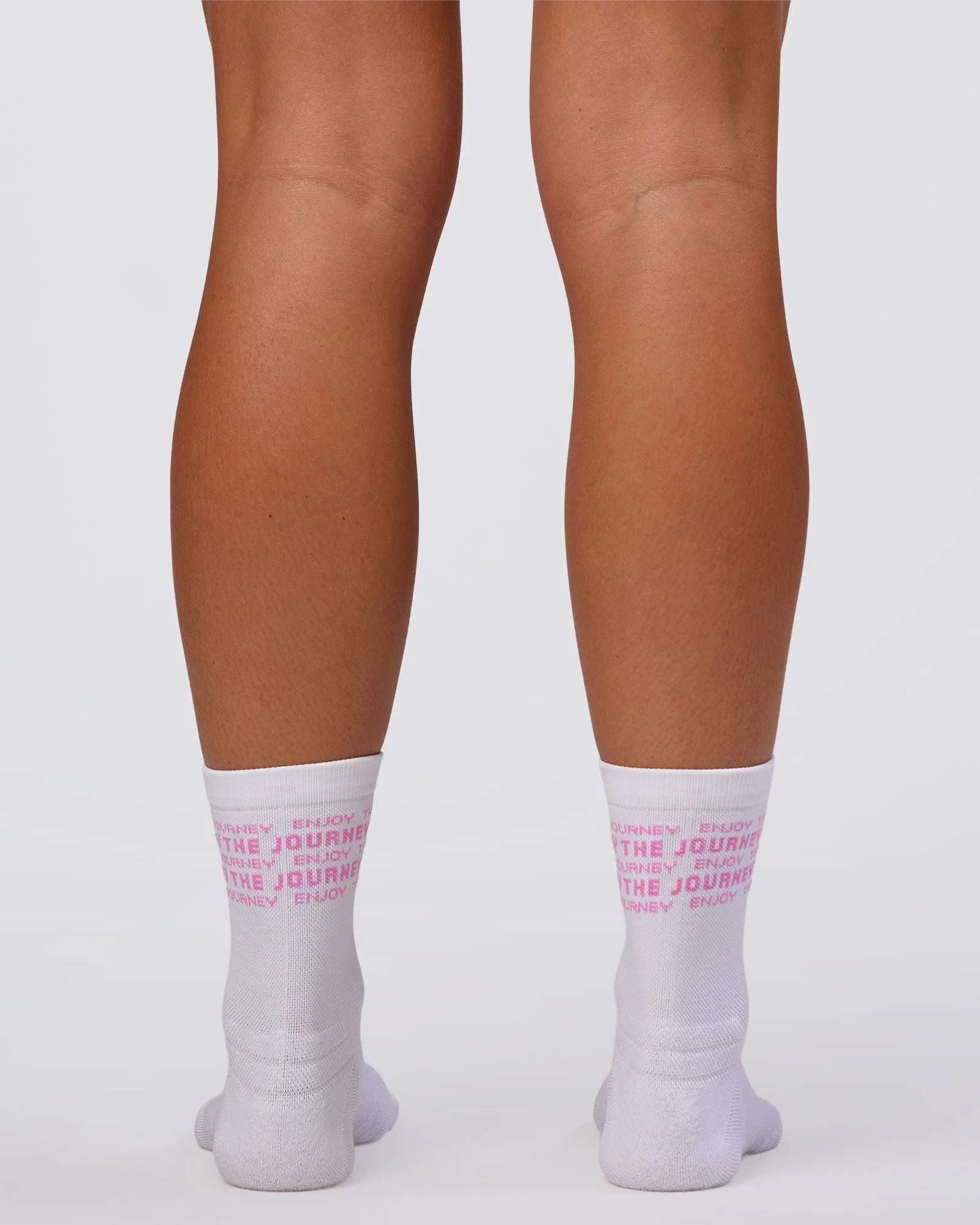 Enjoy the Journey Performance Quarter Socks - White-Marshmallow - Image 4