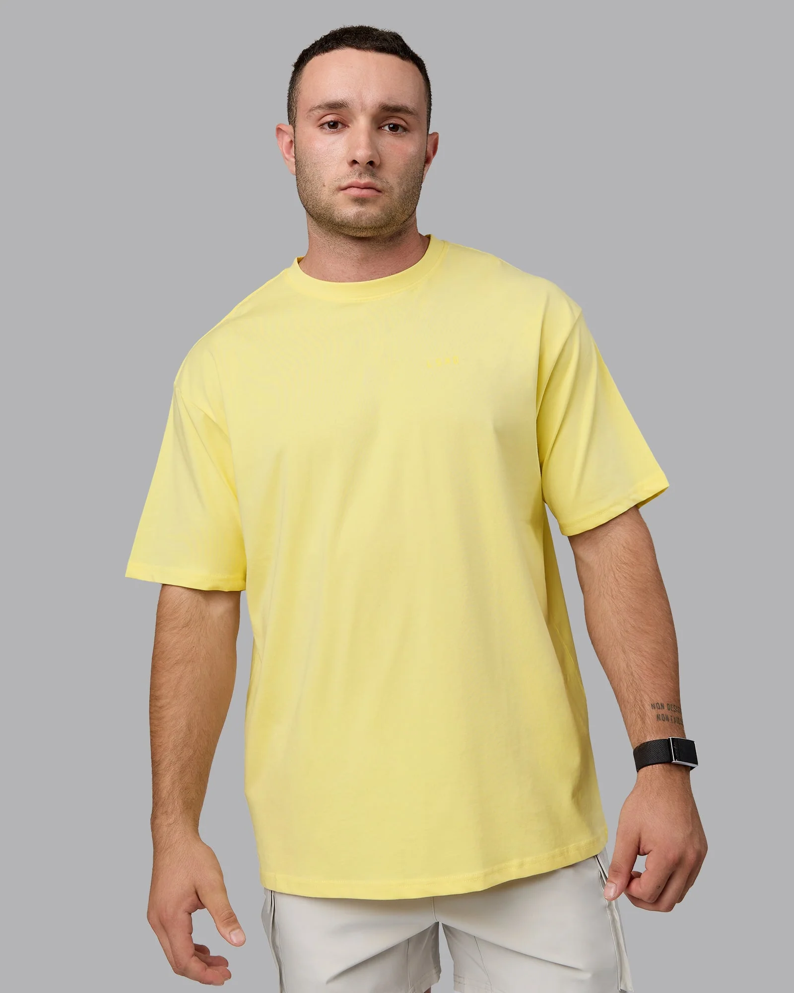 Enjoy the Journey Value Series FLXCotton Tee Oversize - Pale Yellow-Sundress - Image 2