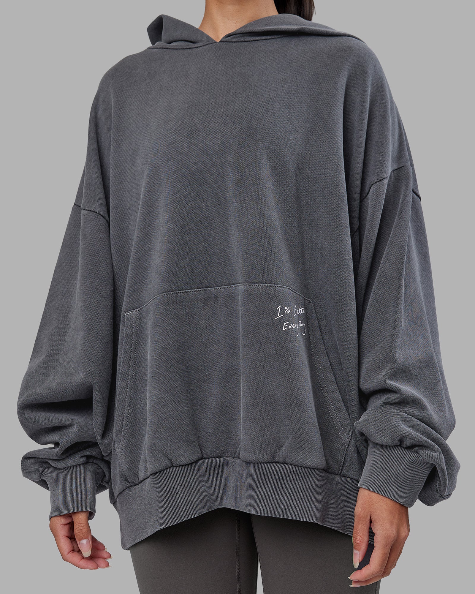 ETJ Values Washed Oversize Hoodie - Dark Storm-Light Bubblegum - Image 7