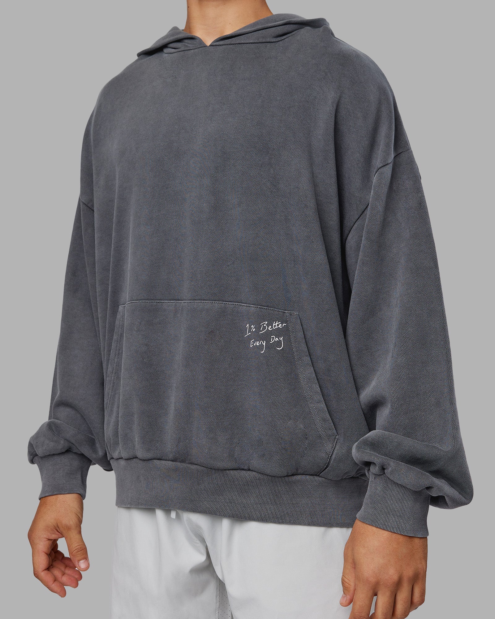 ETJ Values Washed Oversize Hoodie - Dark Storm-Light Bubblegum - Image 9