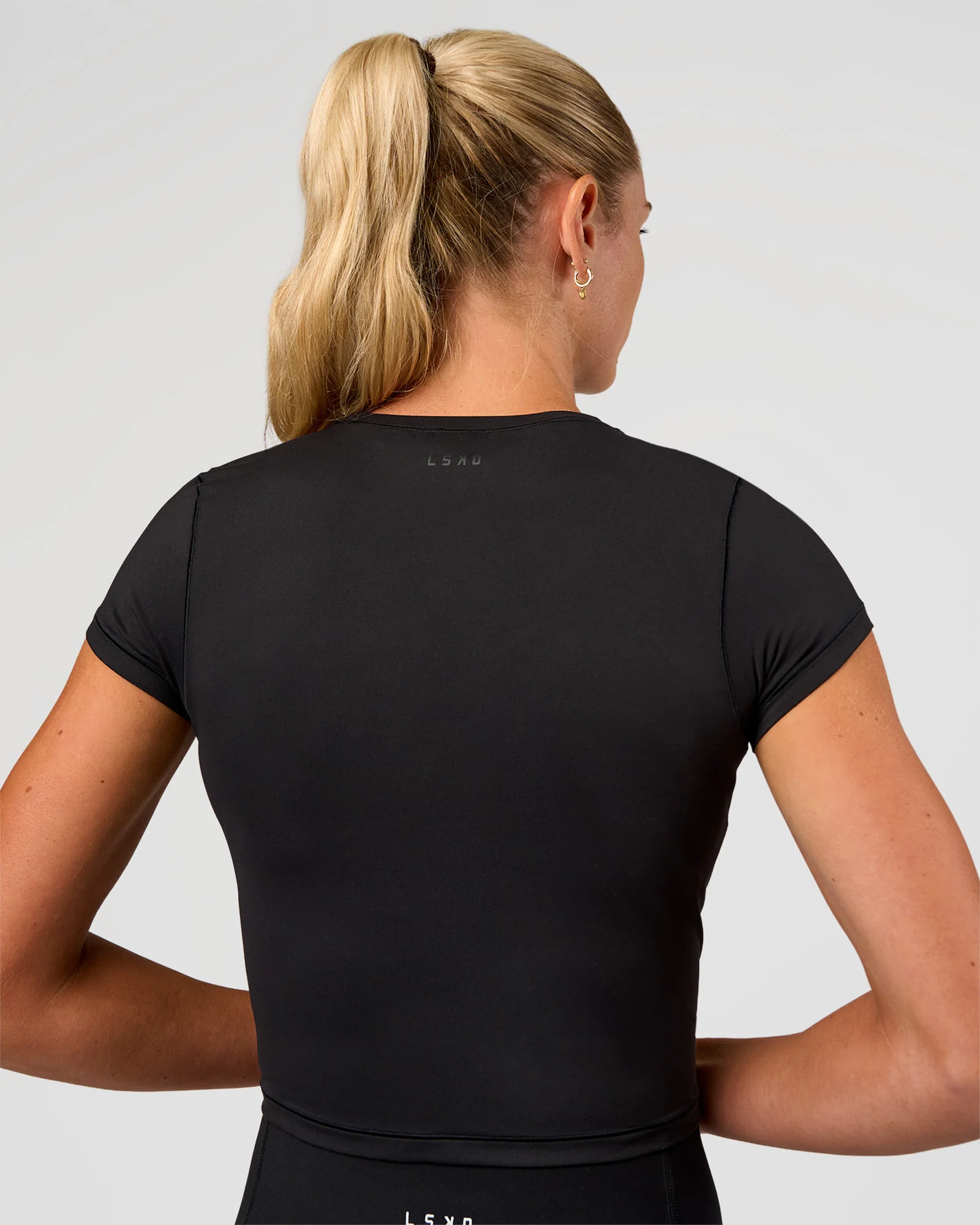 All Day Short Sleeve Tee - Black - Image 4