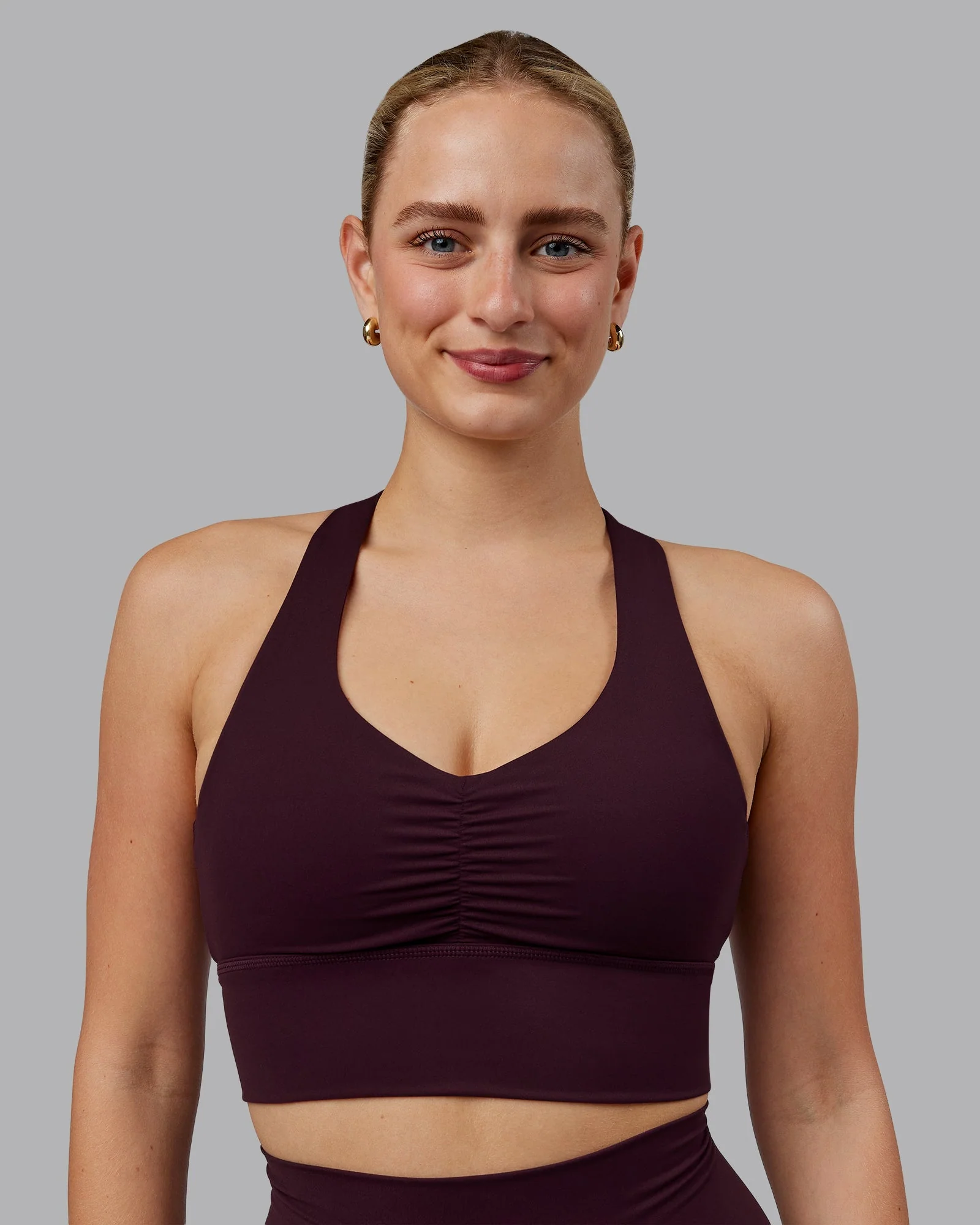 Evoke Sports Bra - Mulberry - Image 2