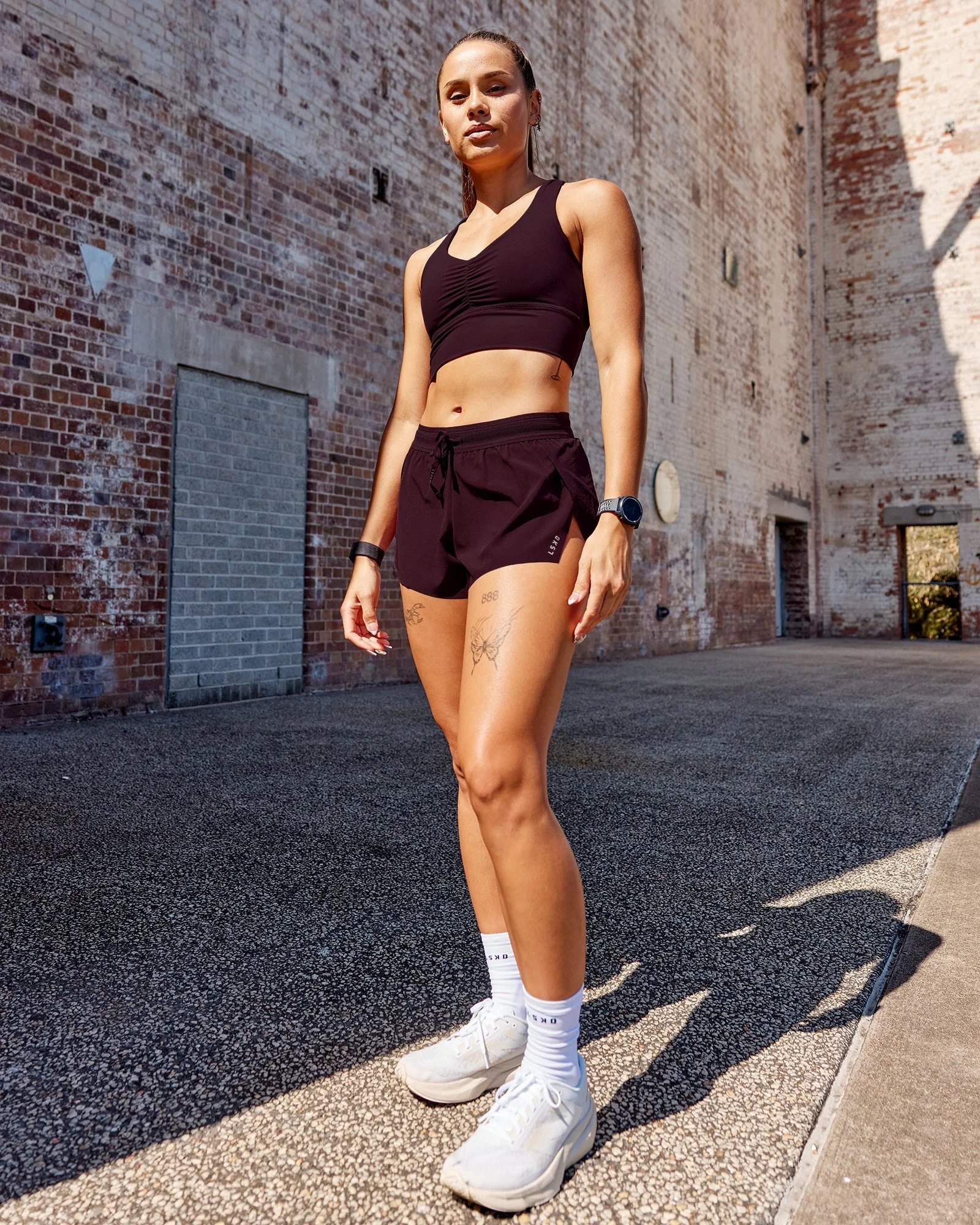 Evoke Sports Bra - Mulberry - Image 3