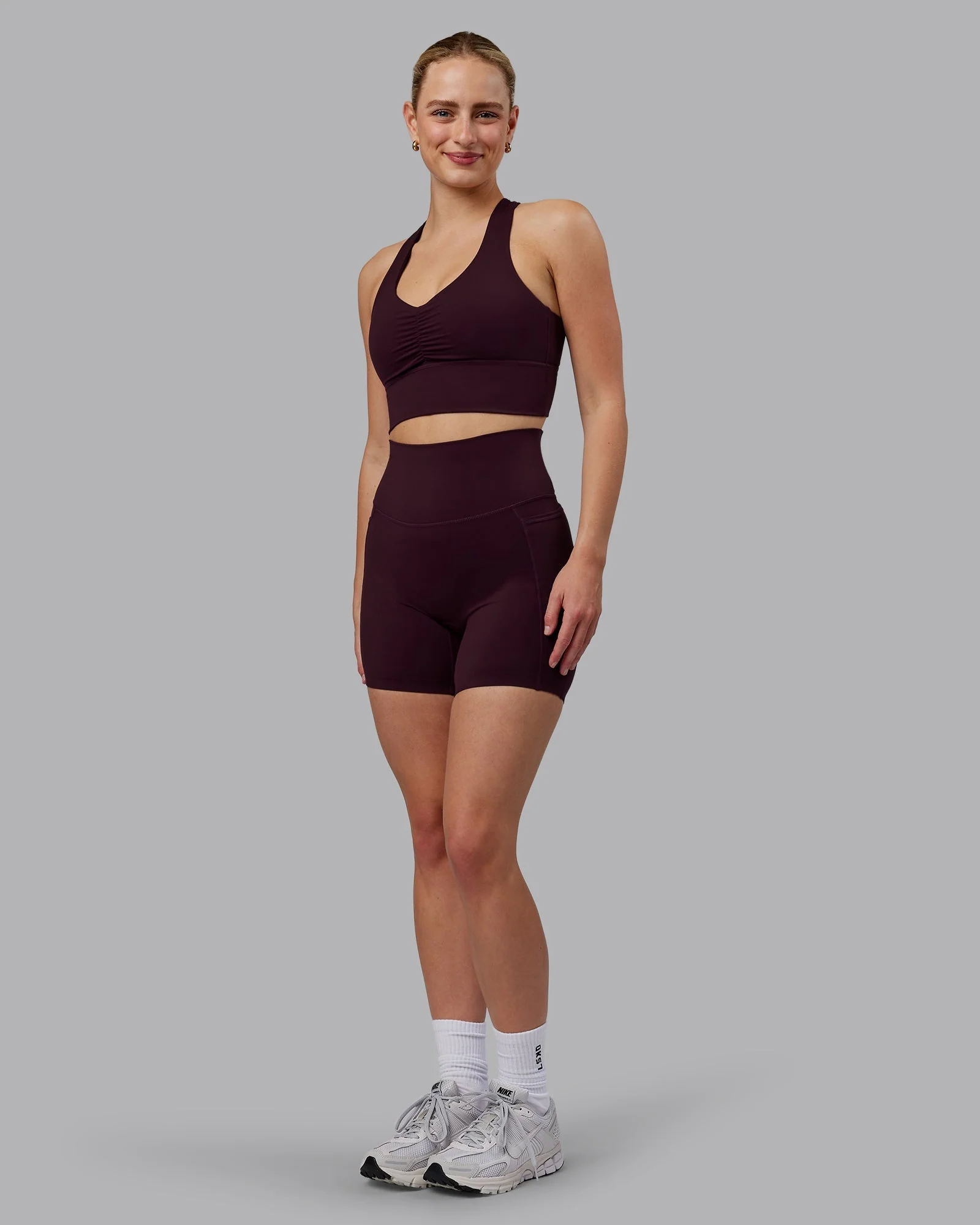 Evoke Sports Bra - Mulberry - Image 5
