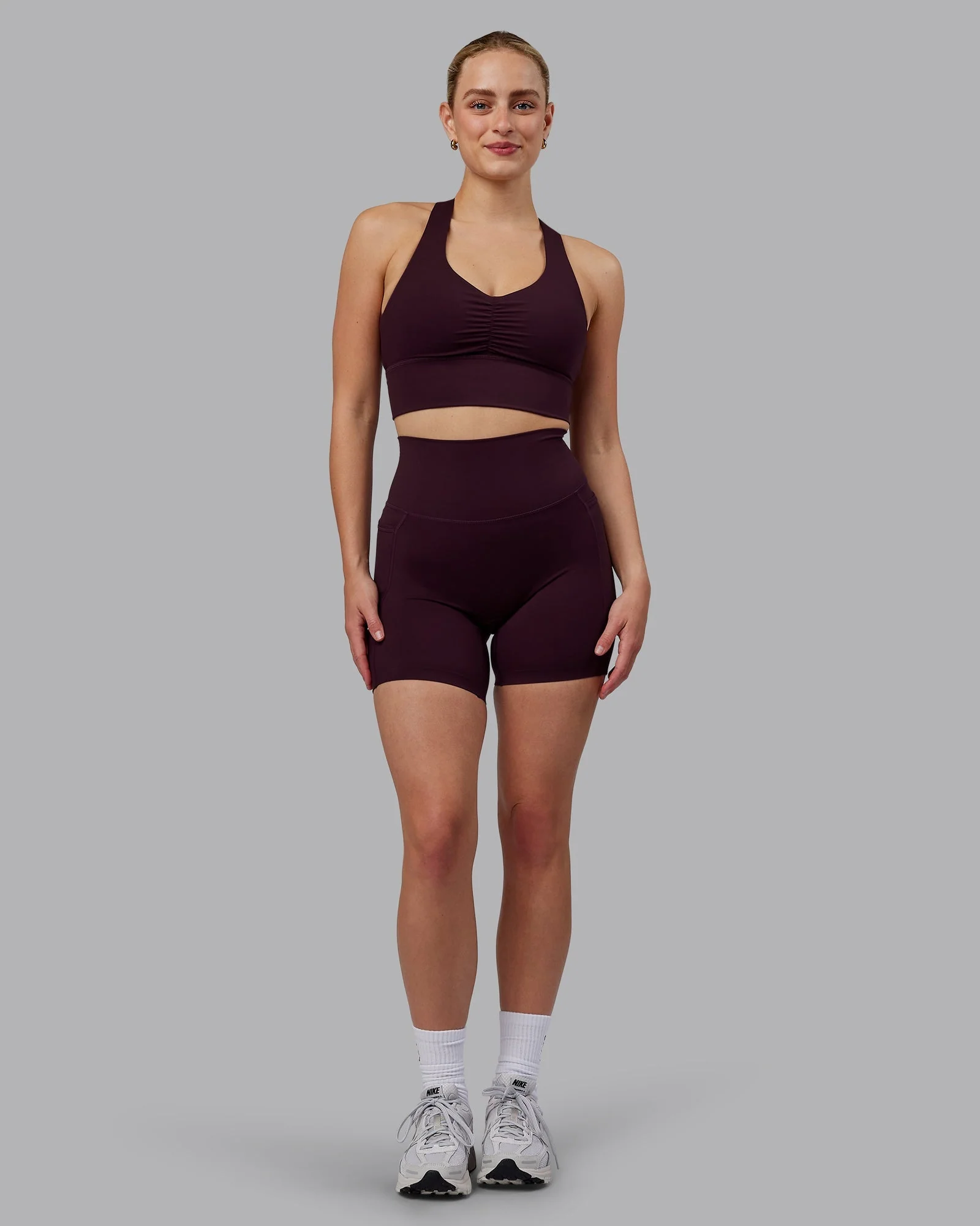 Evoke Sports Bra - Mulberry - Image 7