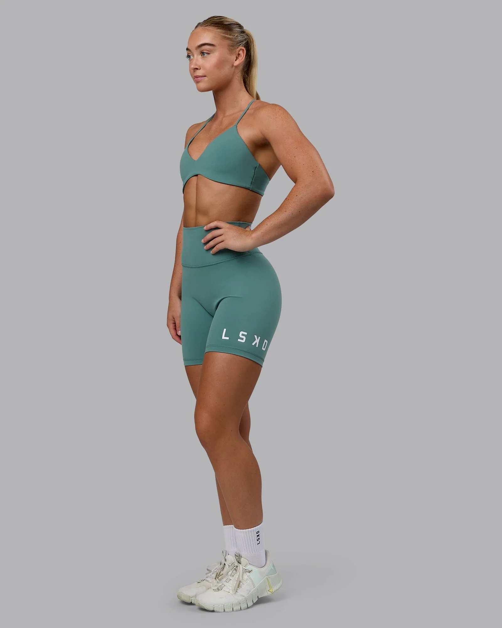 Evolved Ultra High-Rise 6" Short - Sagebrush-White