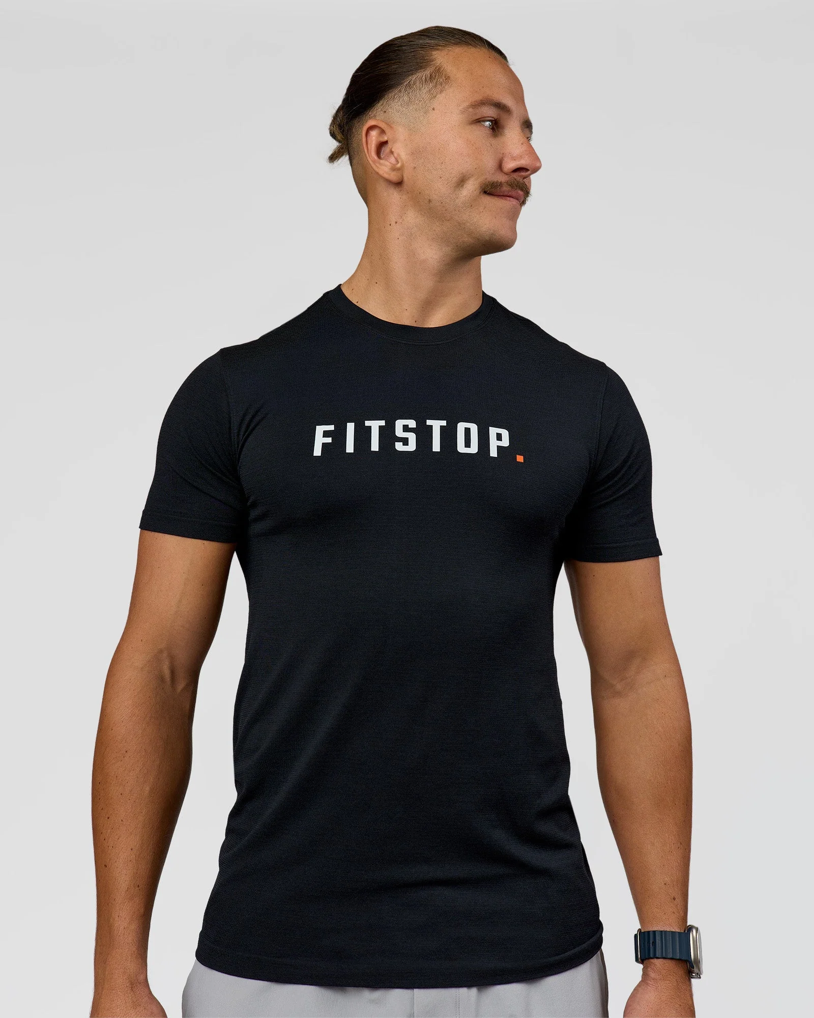Fitstop AeroFLX+ Seamless Tee - Black