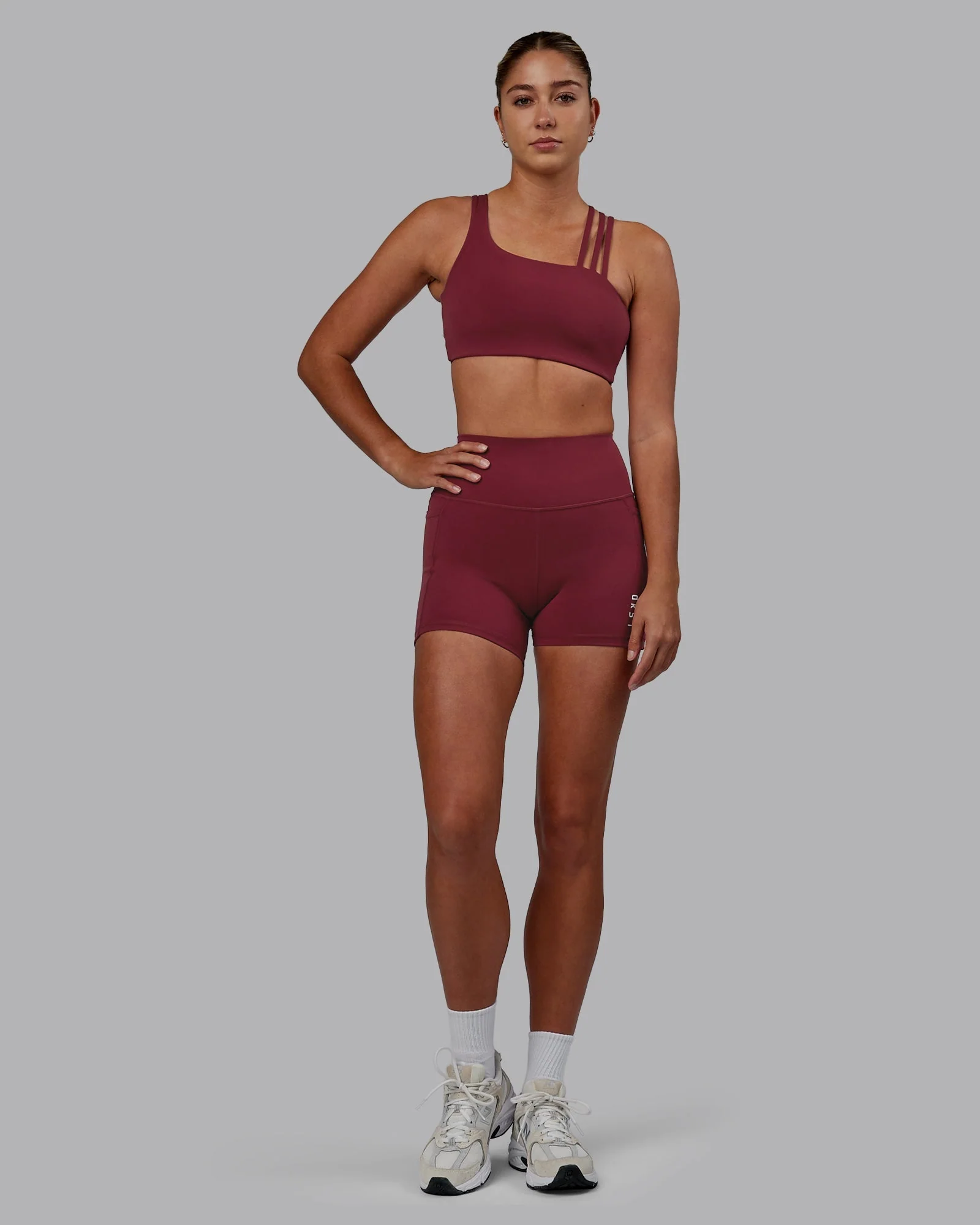 Flux Ultra High-Rise 4" Short Pockets - Cranberry - Image 3