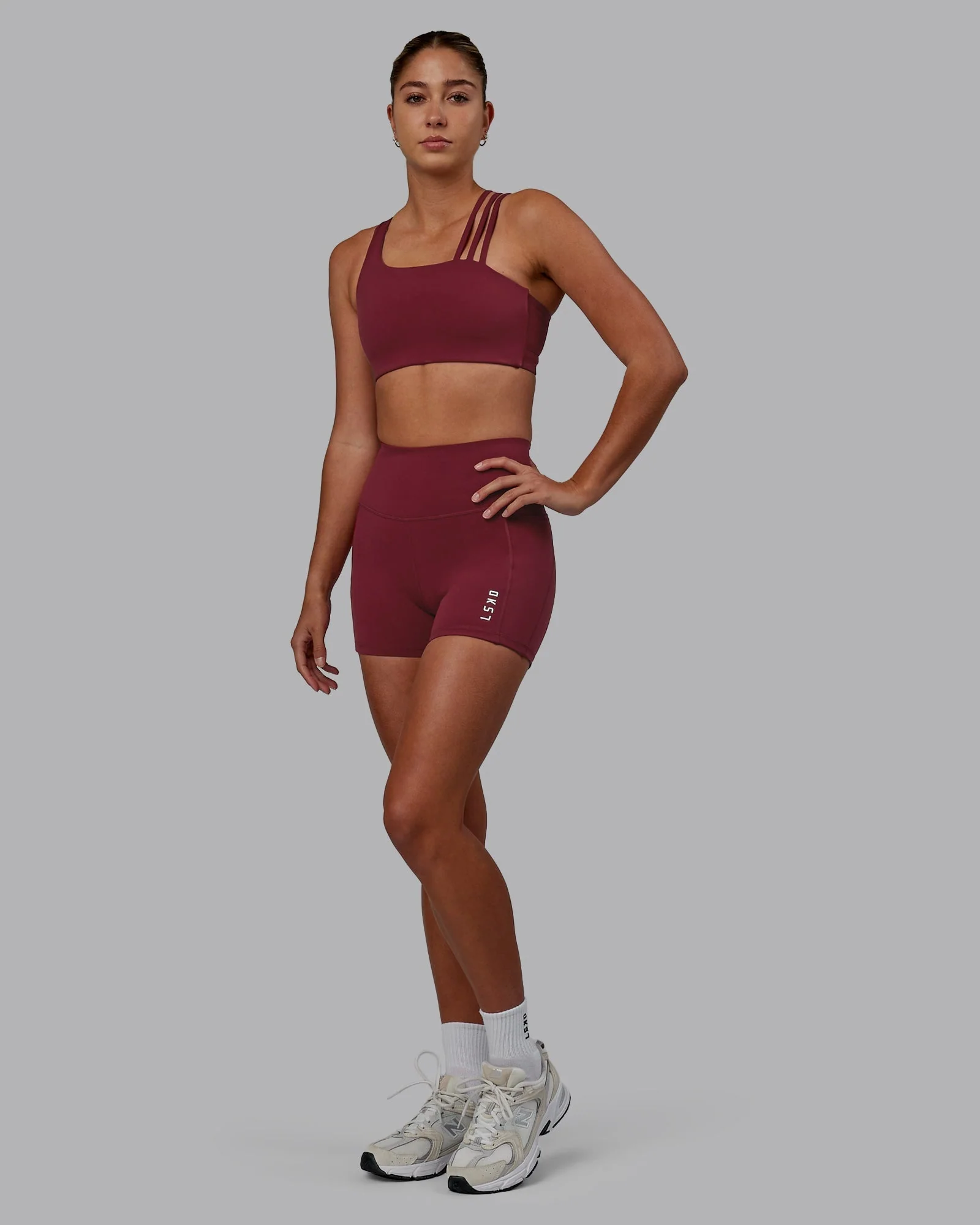 Flux Ultra High-Rise 4" Short Pockets - Cranberry - Image 6