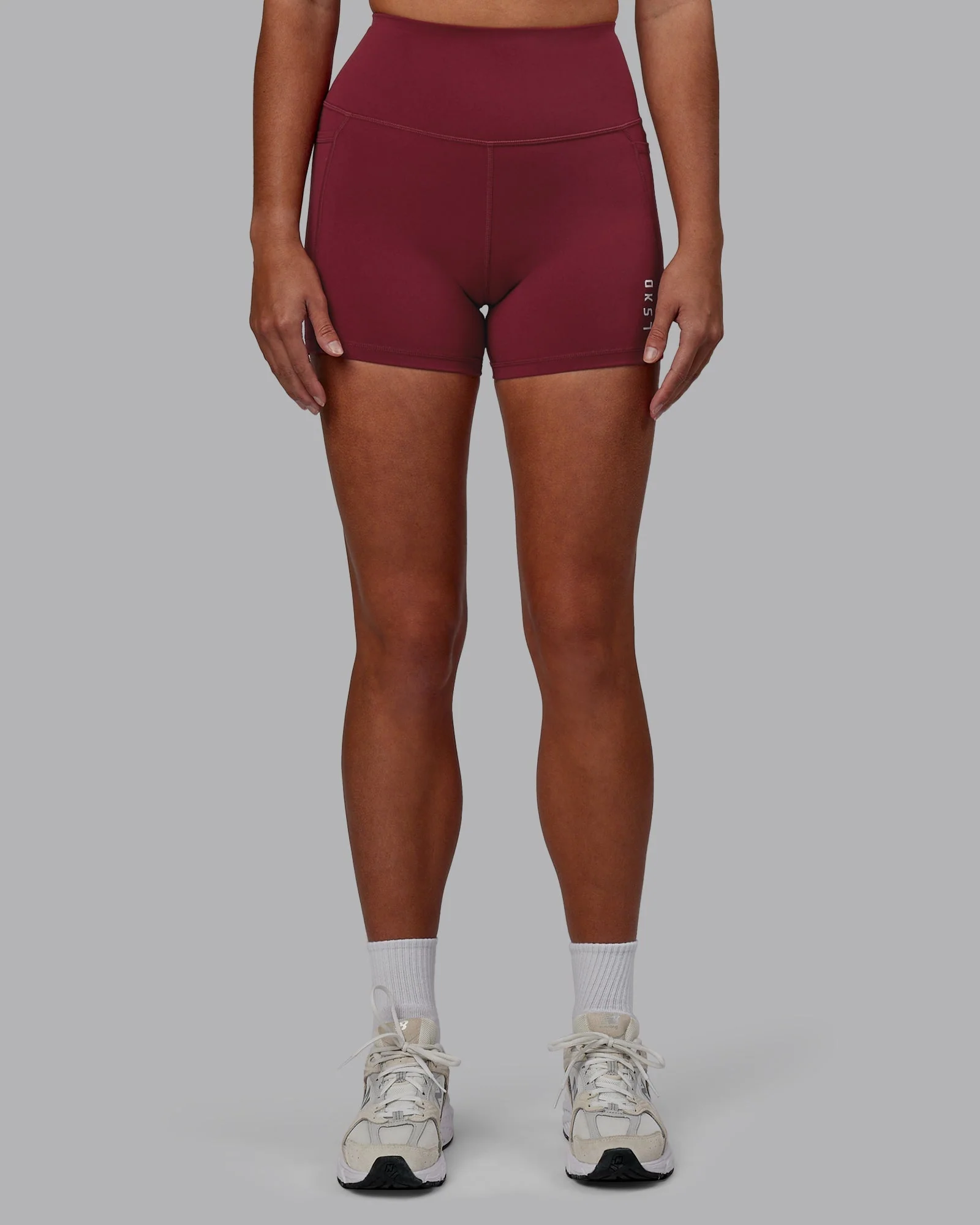 Flux Ultra High-Rise 4" Short Pockets - Cranberry - Image 8