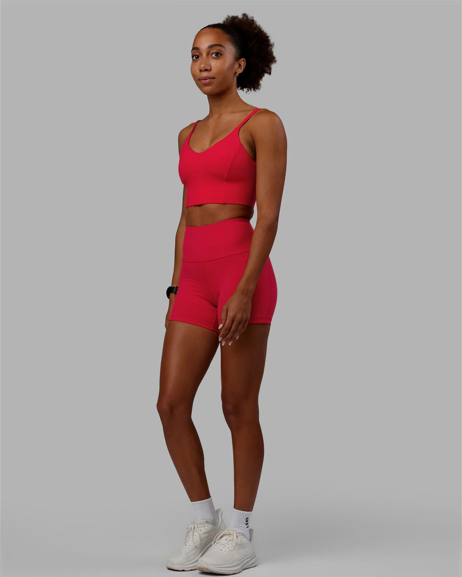 Flux Ultra High-Rise 4" Short Pockets - Scarlet - Image 10